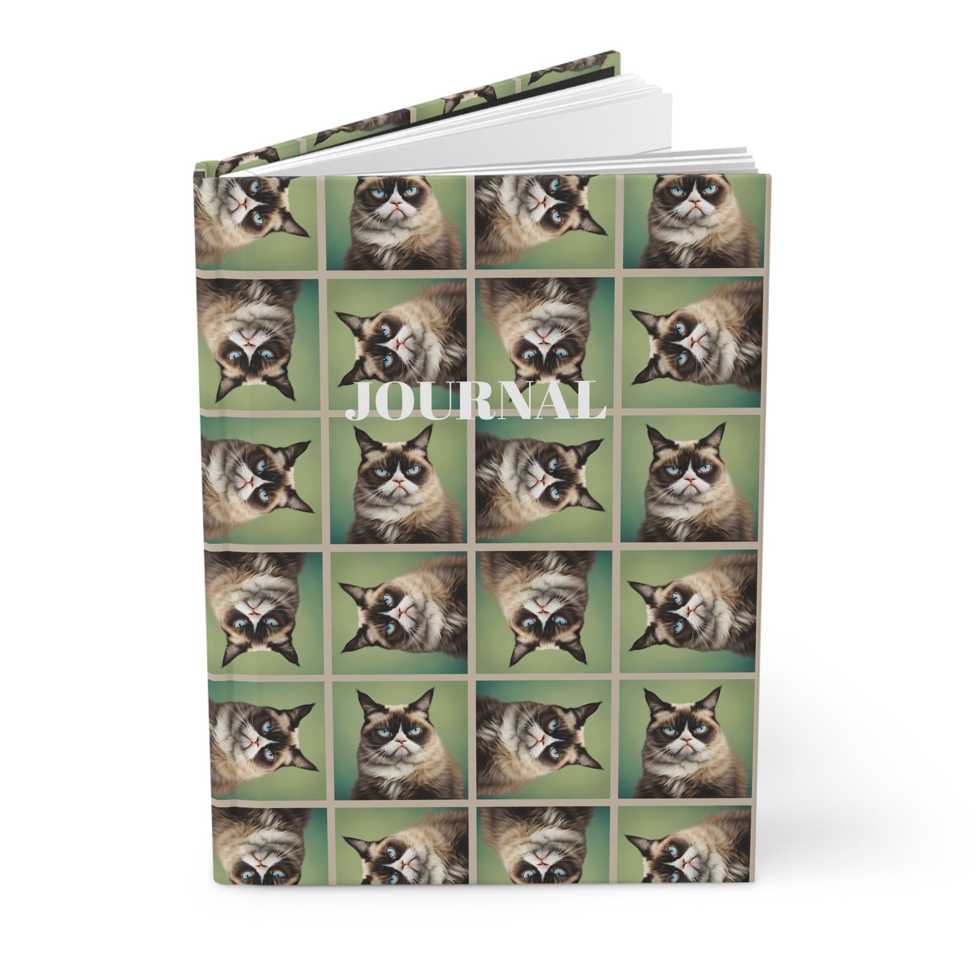 Irritable Cat Hardcover Journal - Perfect for Pet Lovers & Journal Enthusiasts - Paper Products, Journals - EpiAl's Shop