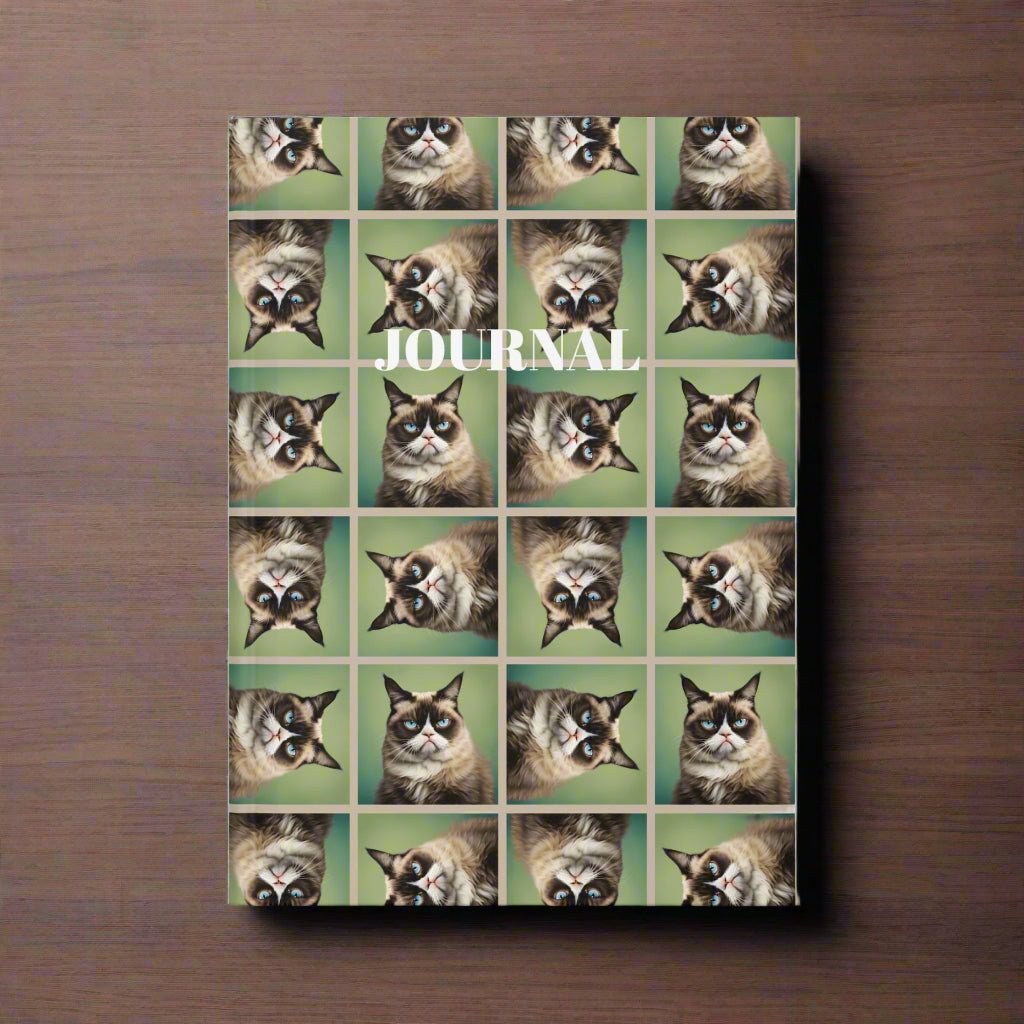 Irritable Cat Hardcover Journal - Perfect for Pet Lovers & Journal Enthusiasts - Paper Products, Journals - EpiAl's Shop
