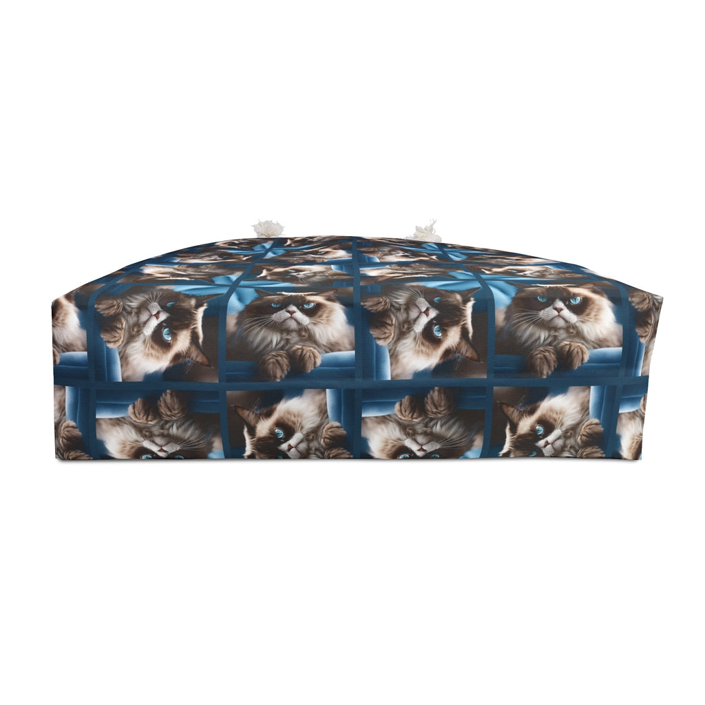 Irritable Cat Print Weekender Bag for Cat Lovers - Bags, Handbag - EpiAl's Shop