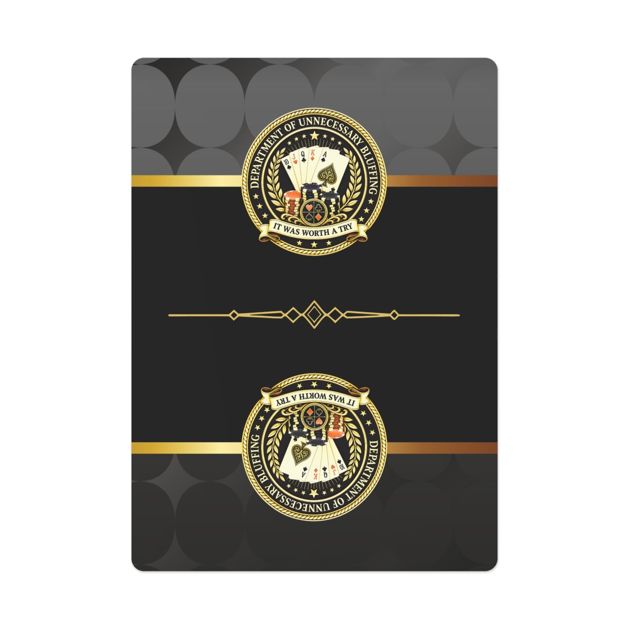 It Was Worth a Try Playing Cards - Toys & Games, Playing Cards - EpiAl's Shop