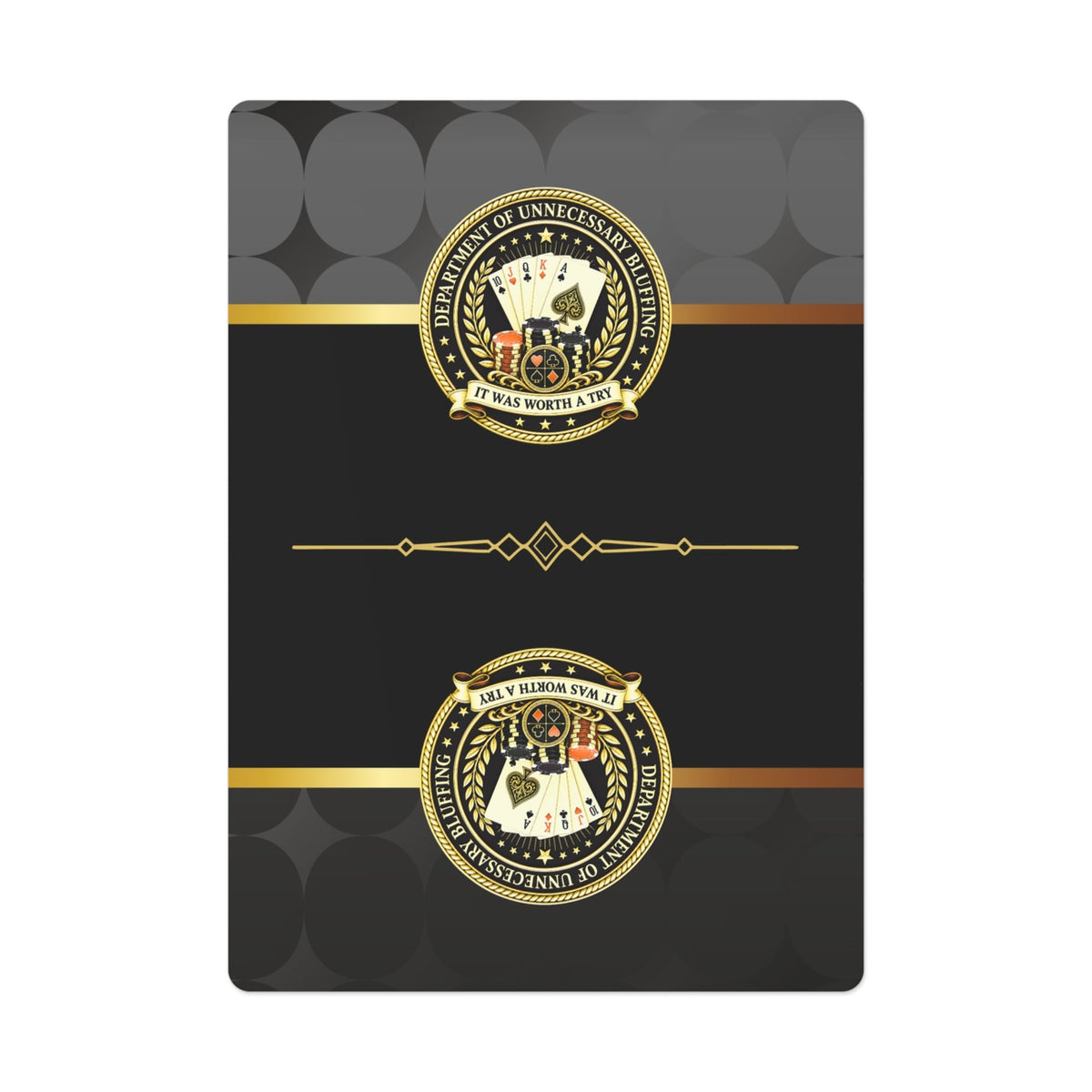 It Was Worth a Try Playing Cards - Toys & Games, Playing Cards - EpiAl's Shop
