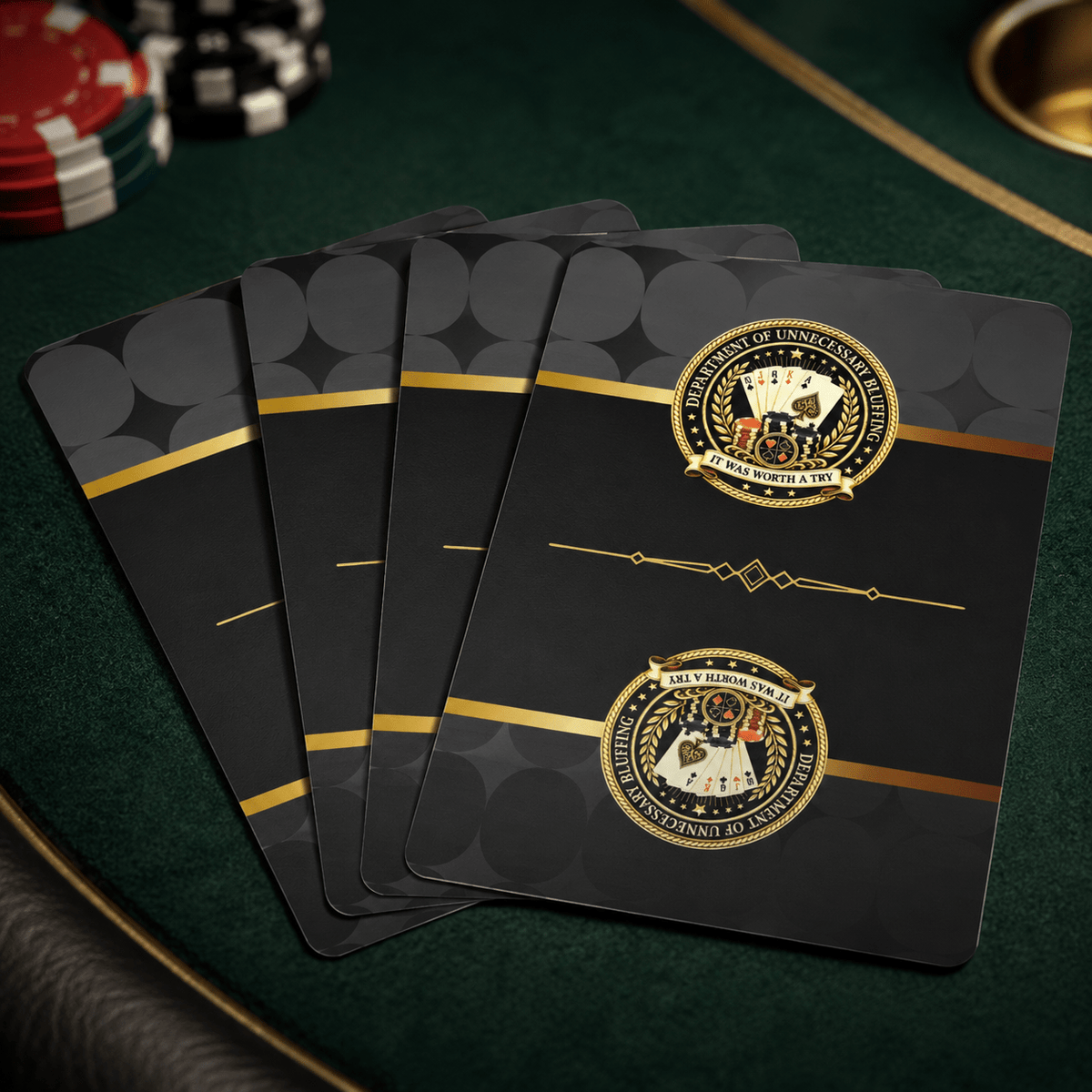 It Was Worth a Try Playing Cards - Toys & Games, Playing Cards - EpiAl's Shop