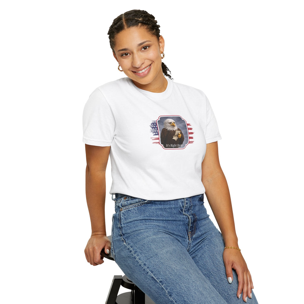 “It’s Right Here” Political Parody T-Shirt - Clothing, Unisex, T-Shirts - EpiAl's Shop