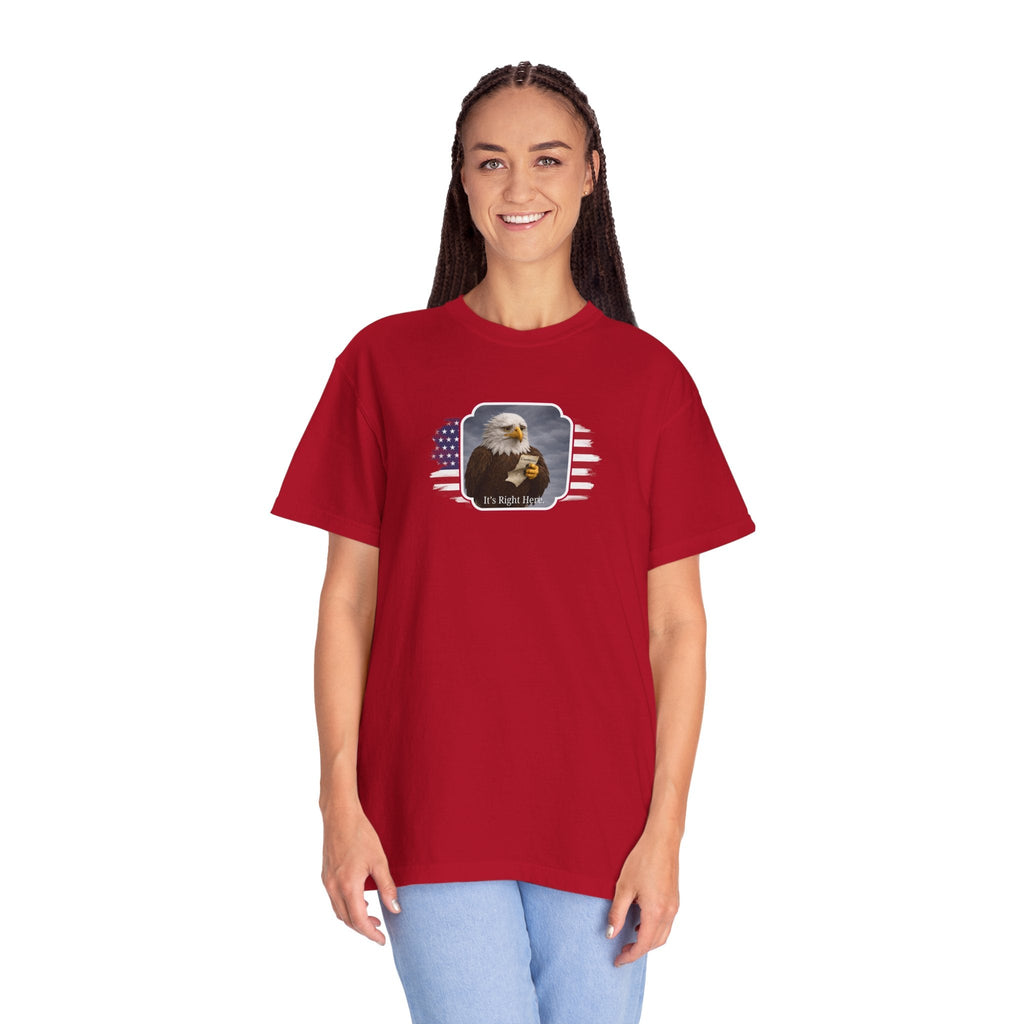 “It’s Right Here” Political Parody T-Shirt - Clothing, Unisex, T-Shirts - EpiAl's Shop