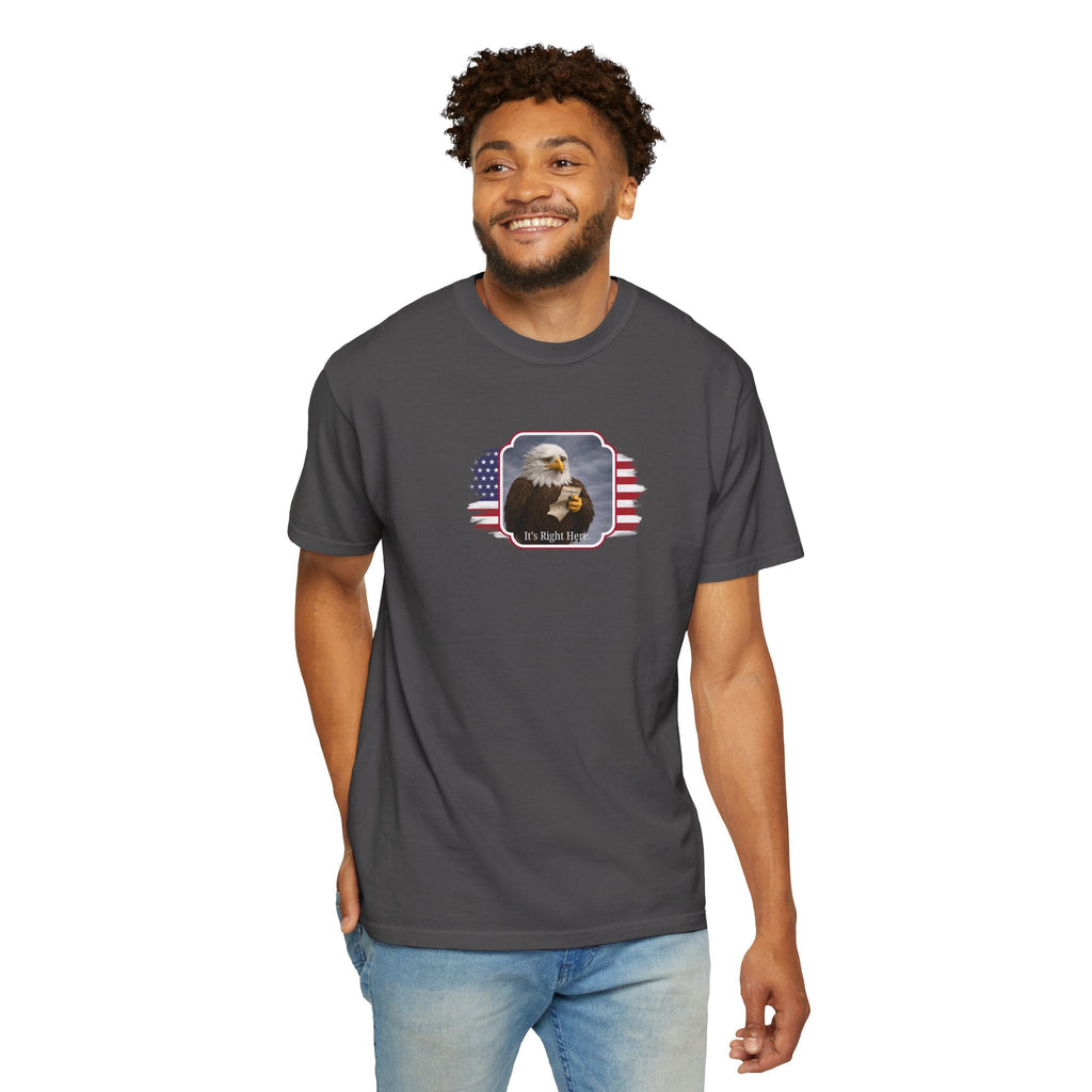 “It’s Right Here” Political Parody T-Shirt - Clothing, Unisex, T-Shirts - EpiAl's Shop