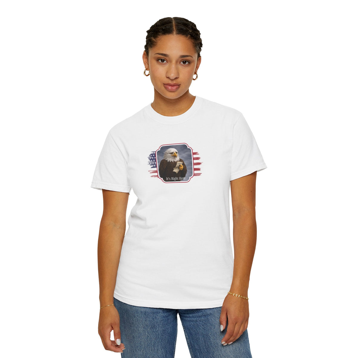 “It’s Right Here” Political Parody T-Shirt - Clothing, Unisex, T-Shirts - EpiAl's Shop