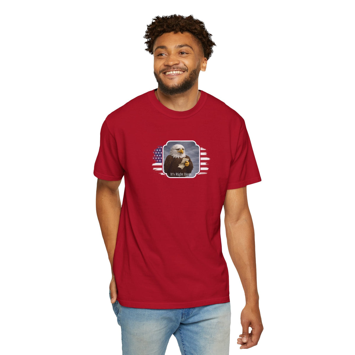 “It’s Right Here” Political Parody T-Shirt - Clothing, Unisex, T-Shirts - EpiAl's Shop