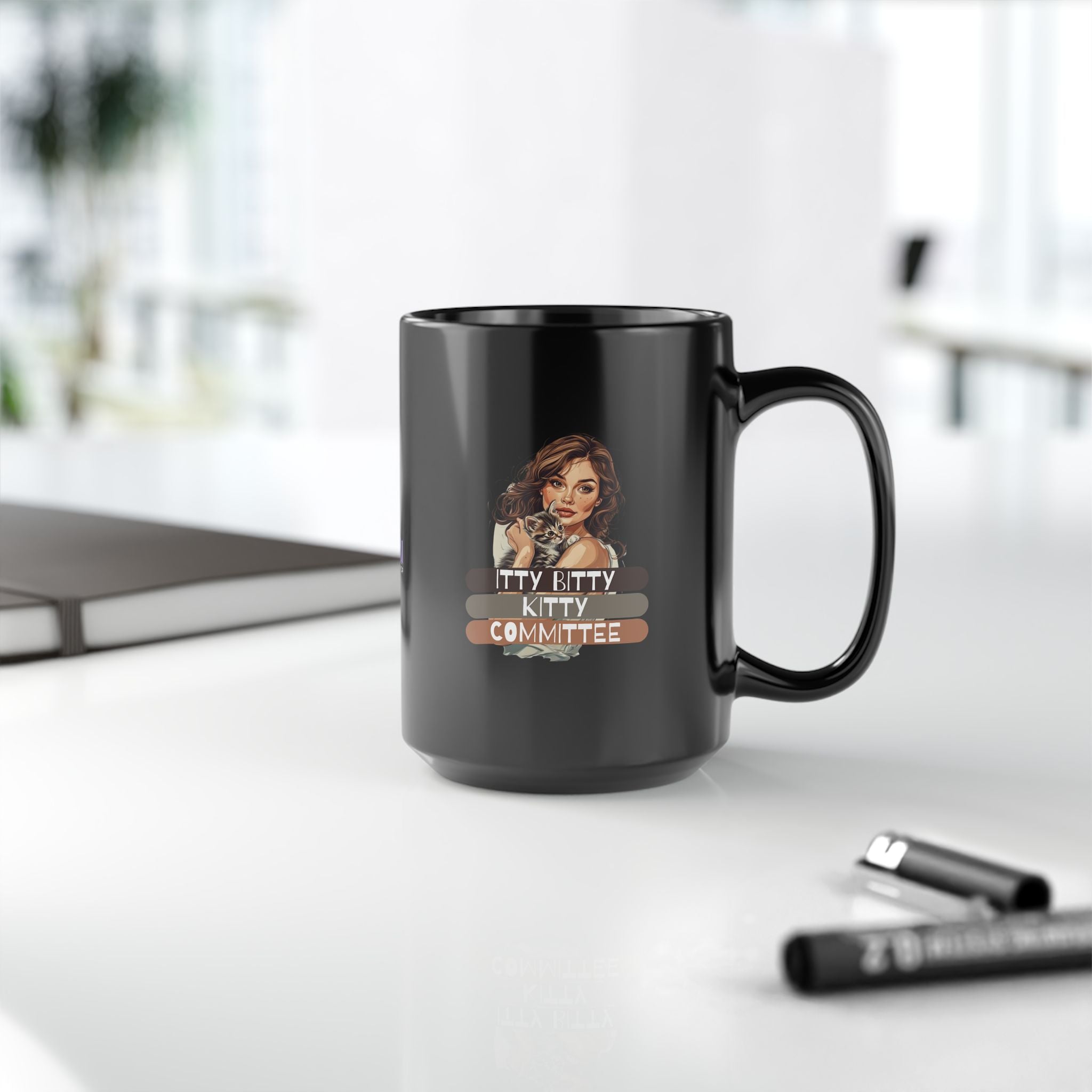 Itty Bitty Kitty Committee Mug | Funny Cat Mug - Drinkware, Coffee Mugs - EpiAl's Shop