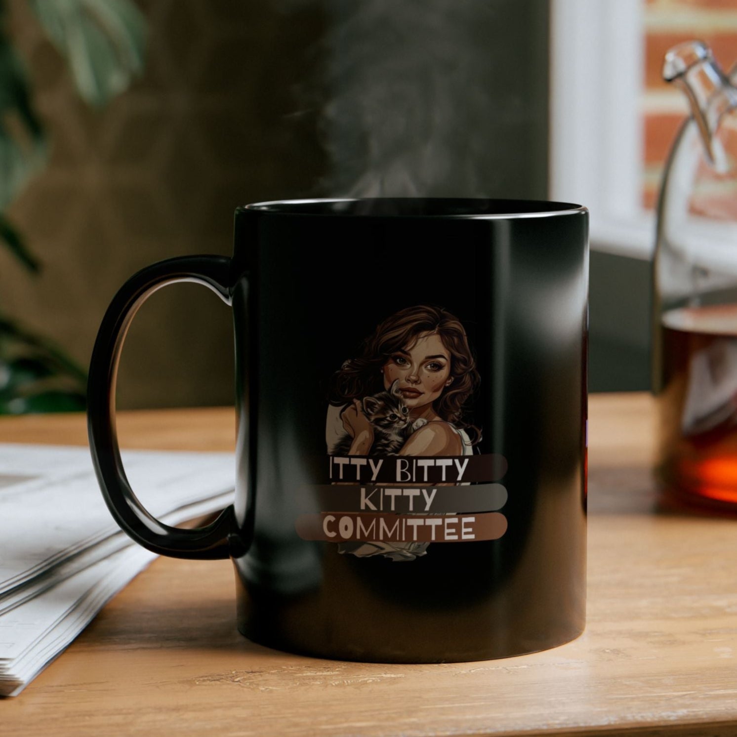 Itty Bitty Kitty Committee Mug | Funny Cat Mug - Drinkware, Coffee Mugs - EpiAl's Shop