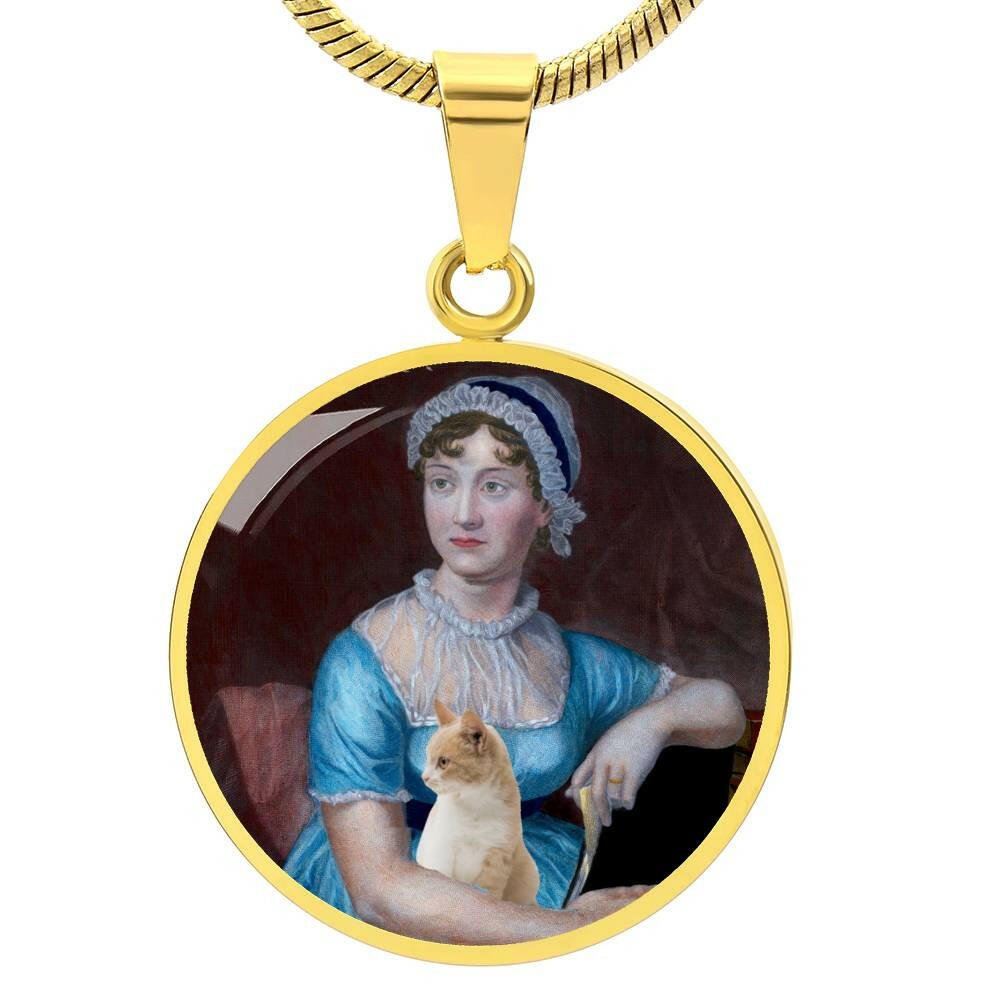 Jane Austen's Cat Necklace - Jewelry - Epileptic Al’s Shop