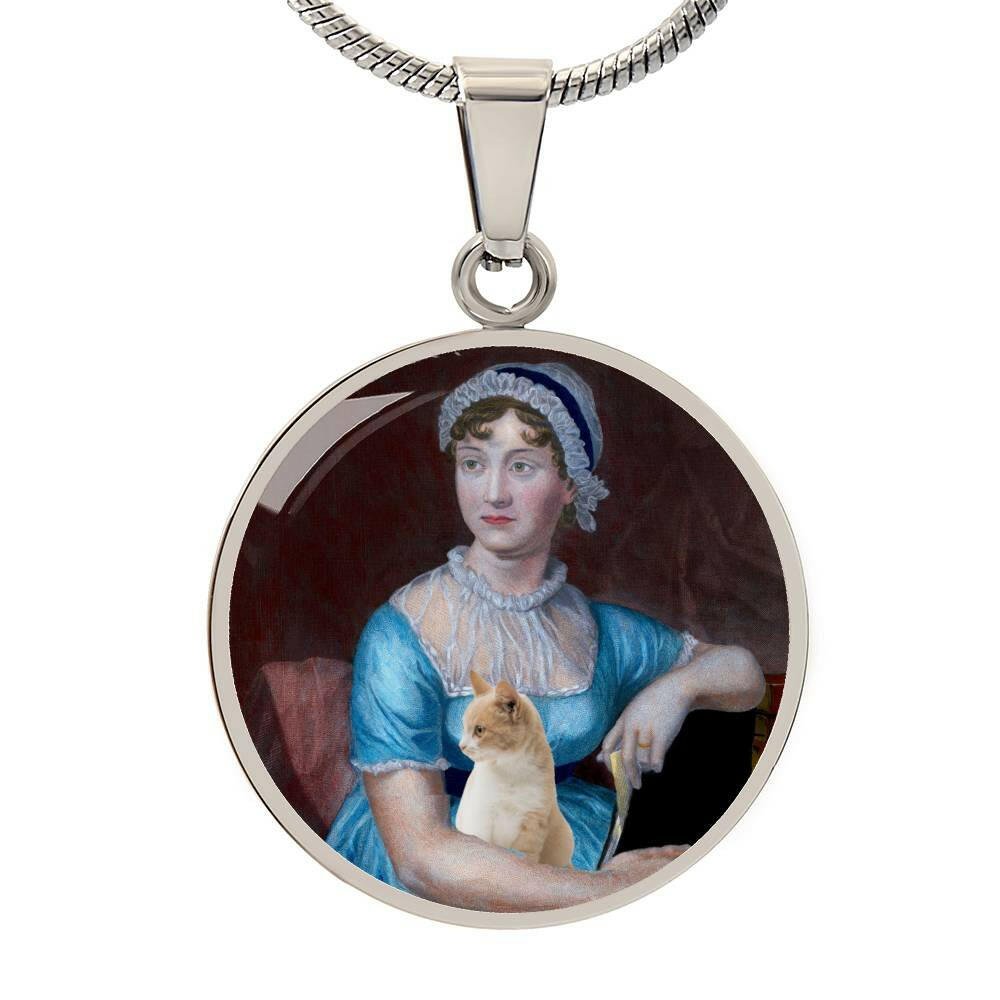 Jane Austen's Cat Necklace - Jewelry - Epileptic Al’s Shop