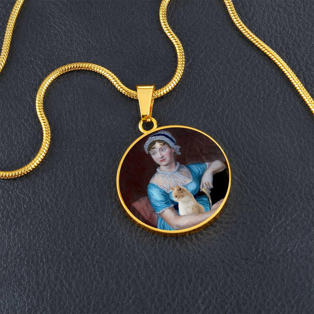 Jane Austen's Cat Necklace - Jewelry - Epileptic Al’s Shop