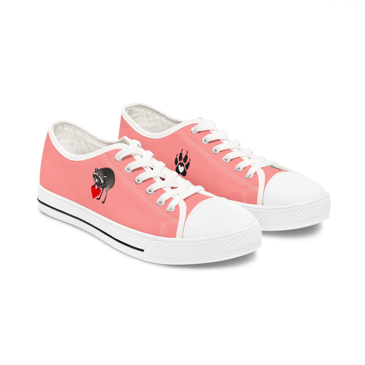 Jimothy Coral Low-Top Canvas Sneakers - Shoes, Sneakers - EpiAl's Shop