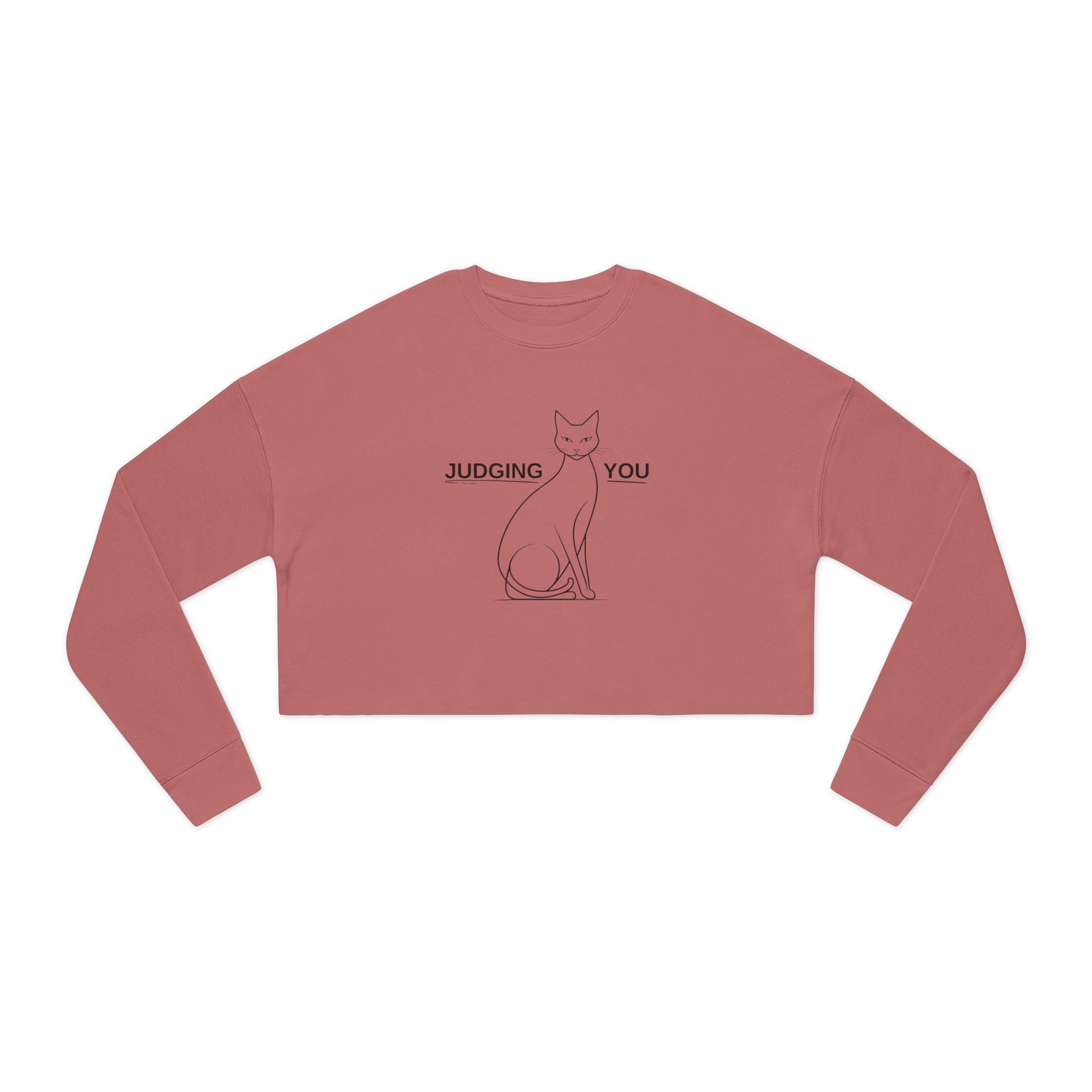 Judging You Women's Cropped Sweatshirt - Clothing, Sweatshirts, Crop - EpiAl's Shop