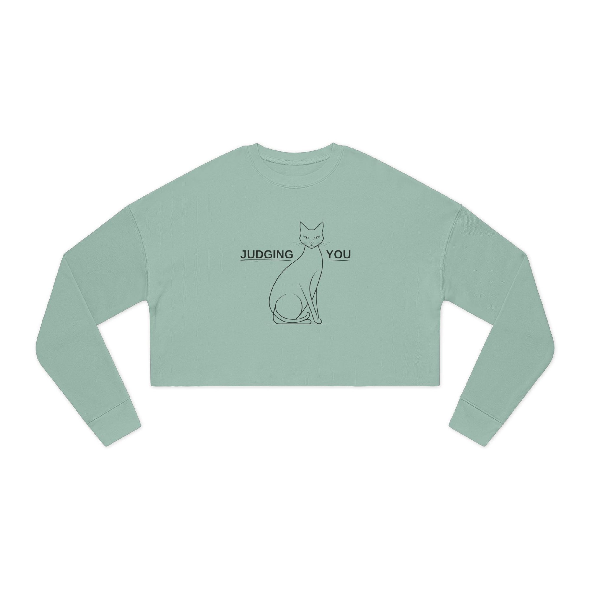 Judging You Women's Cropped Sweatshirt - Clothing, Sweatshirts, Crop - EpiAl's Shop