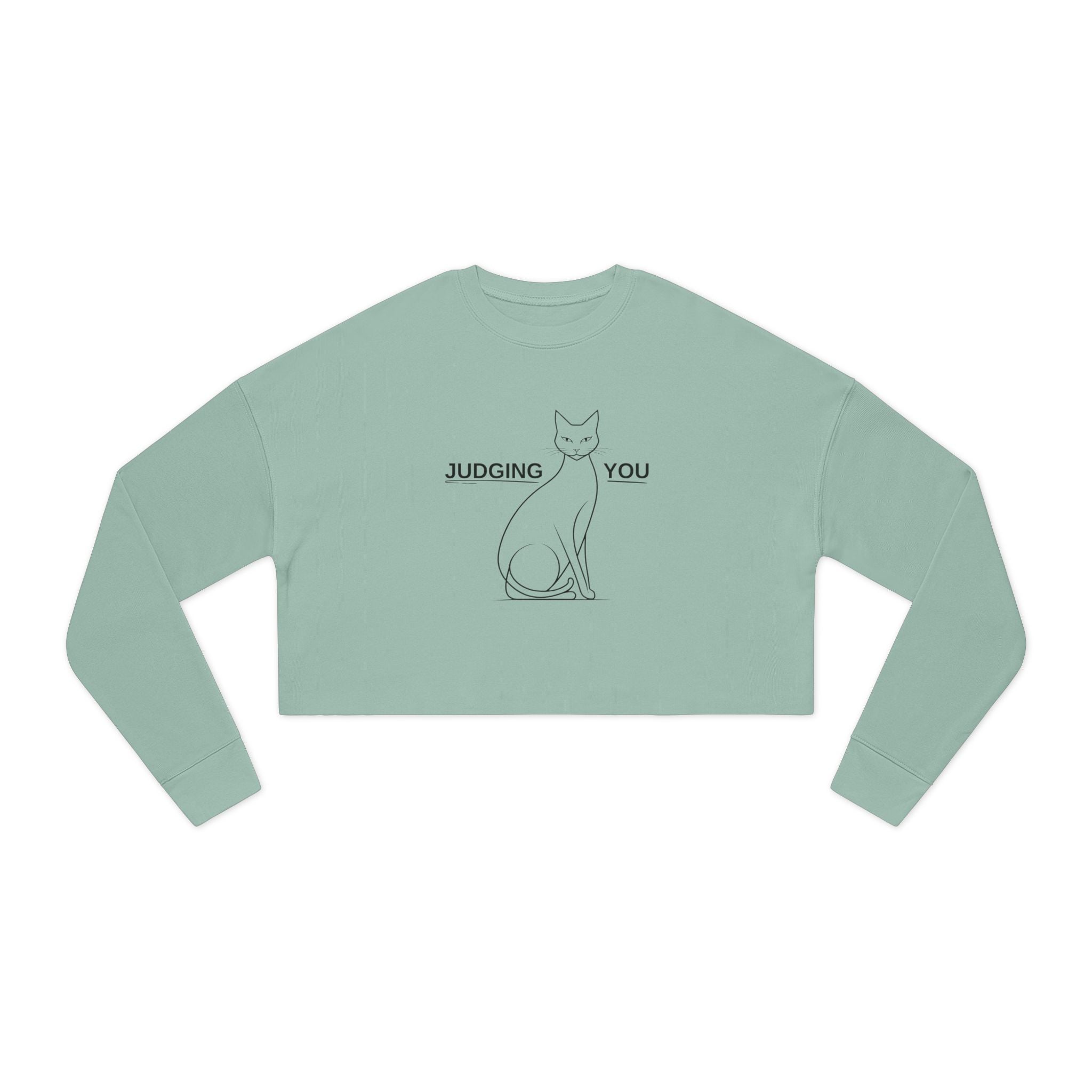 Judging You Women's Cropped Sweatshirt - Clothing, Sweatshirts, Crop - EpiAl's Shop