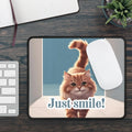 Just Smile! Cat Gaming Mouse Pad - Cute Desk Accessory - Accessories, Office, Mouse Pads - EpiAl's Shop