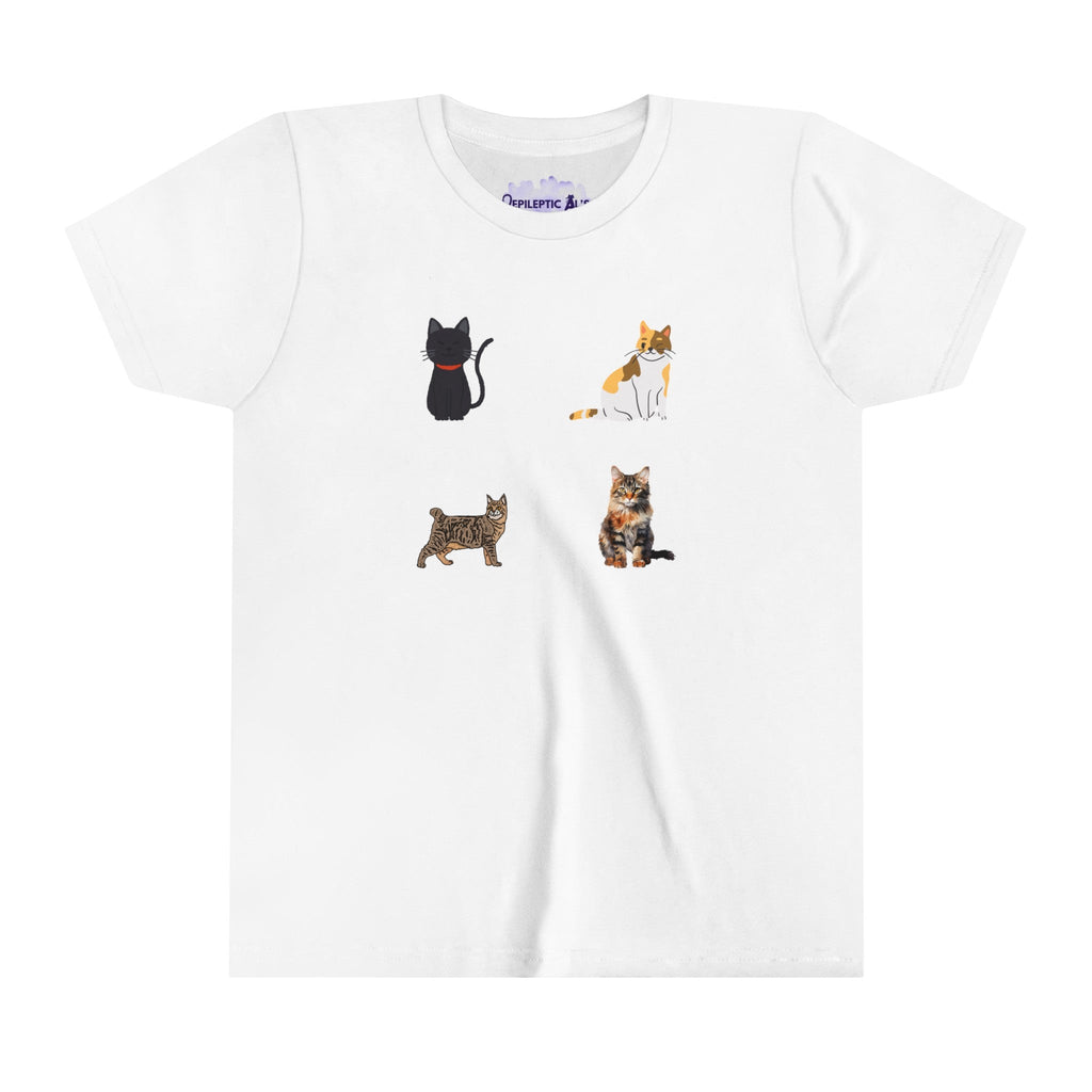 Kaylee’s Katz Youth Short Sleeve Tee - Kids clothes - Epileptic Al’s Shop