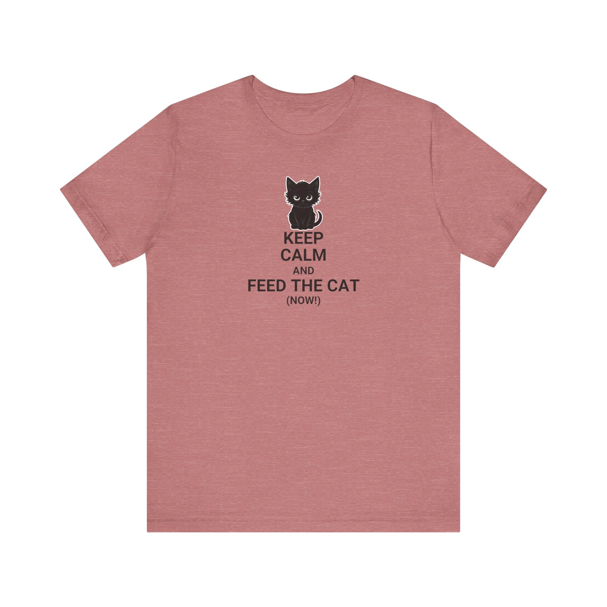 Keep Calm Feed the Cat Unisex Jersey Short Sleeve Tee - T-Shirt - EpiAl's Shop