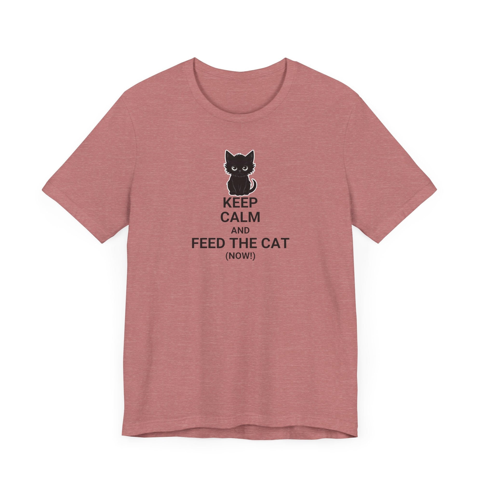 Keep Calm Feed the Cat Unisex Jersey Short Sleeve Tee - T-Shirt - EpiAl's Shop