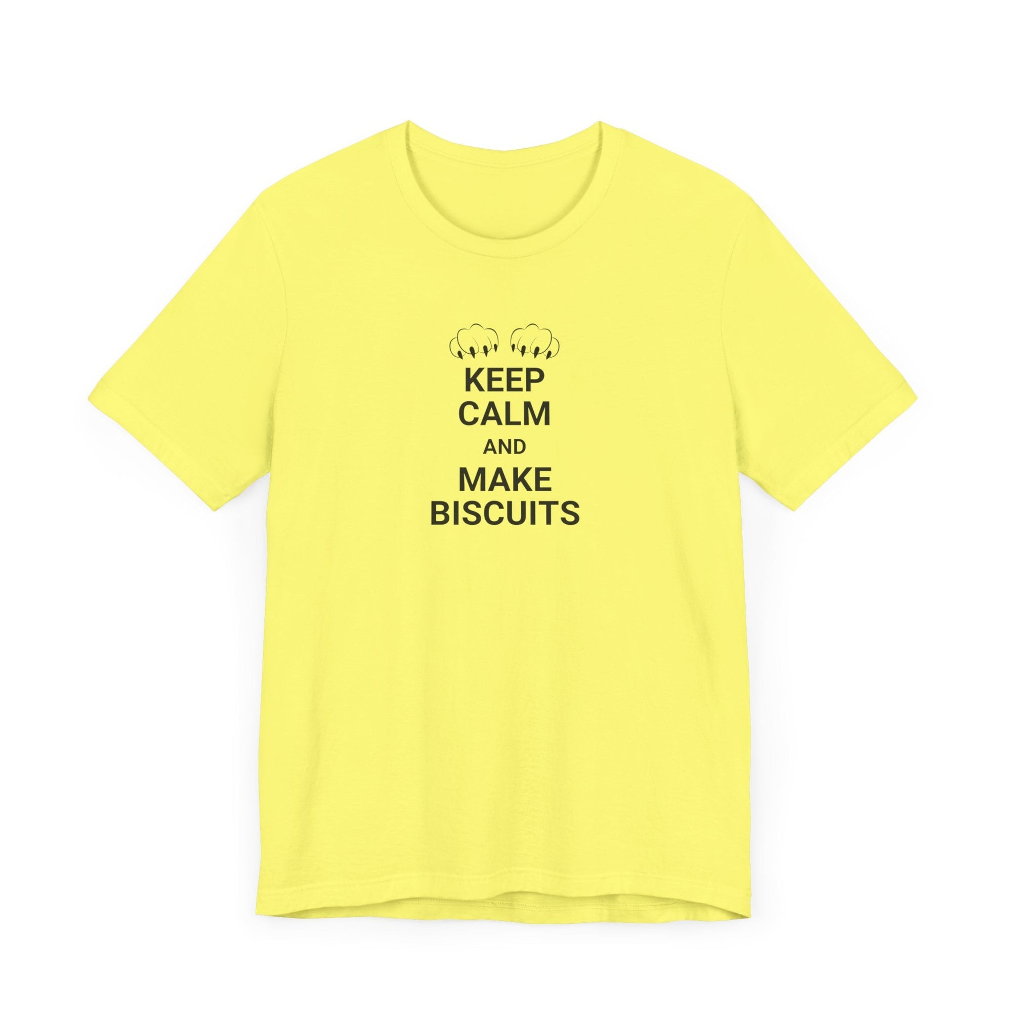 Keep Calm Make Biscuits Unisex Jersey Short Sleeve Tee - T-Shirt - EpiAl's Shop