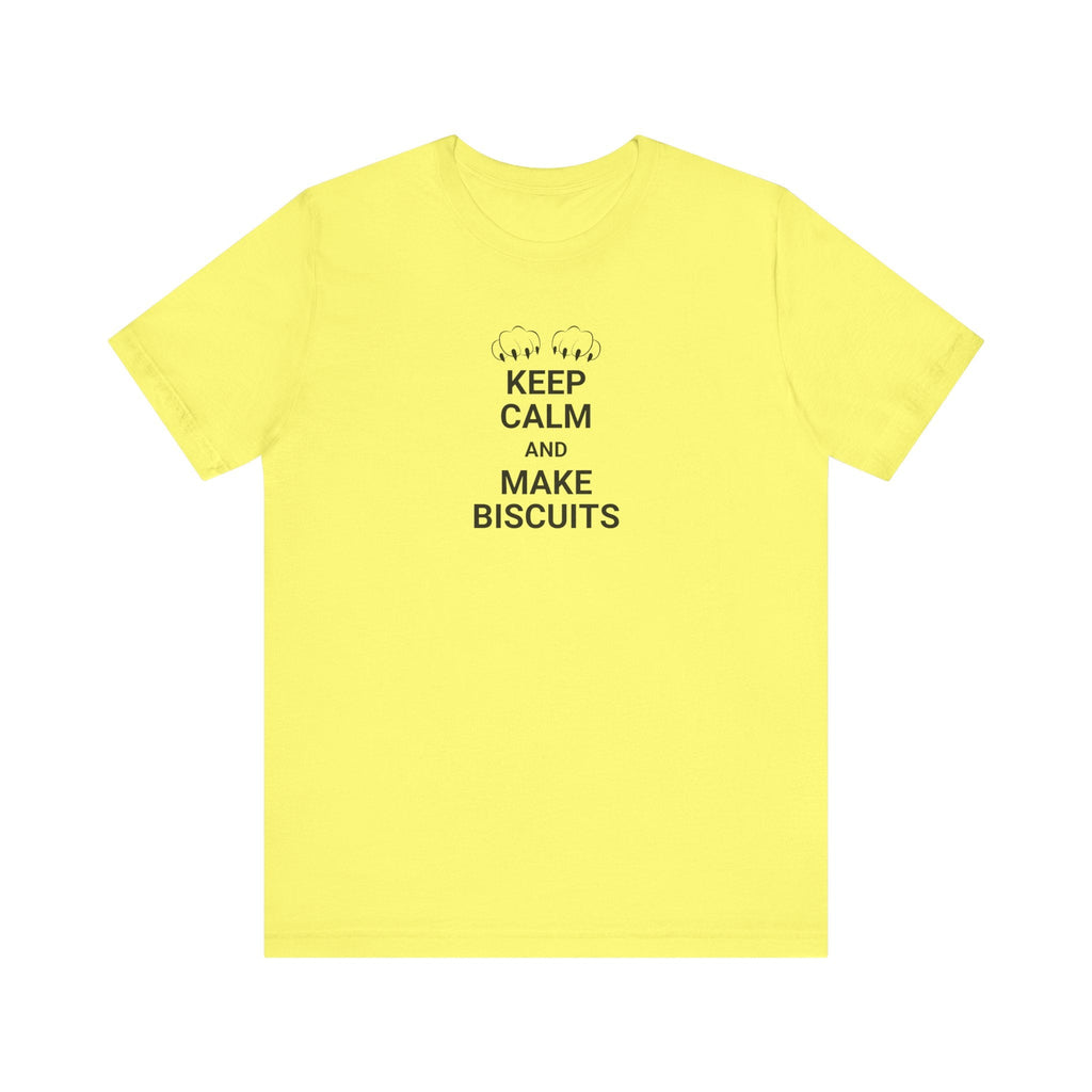 Keep Calm Make Biscuits Unisex Jersey Short Sleeve Tee - T-Shirt - EpiAl's Shop