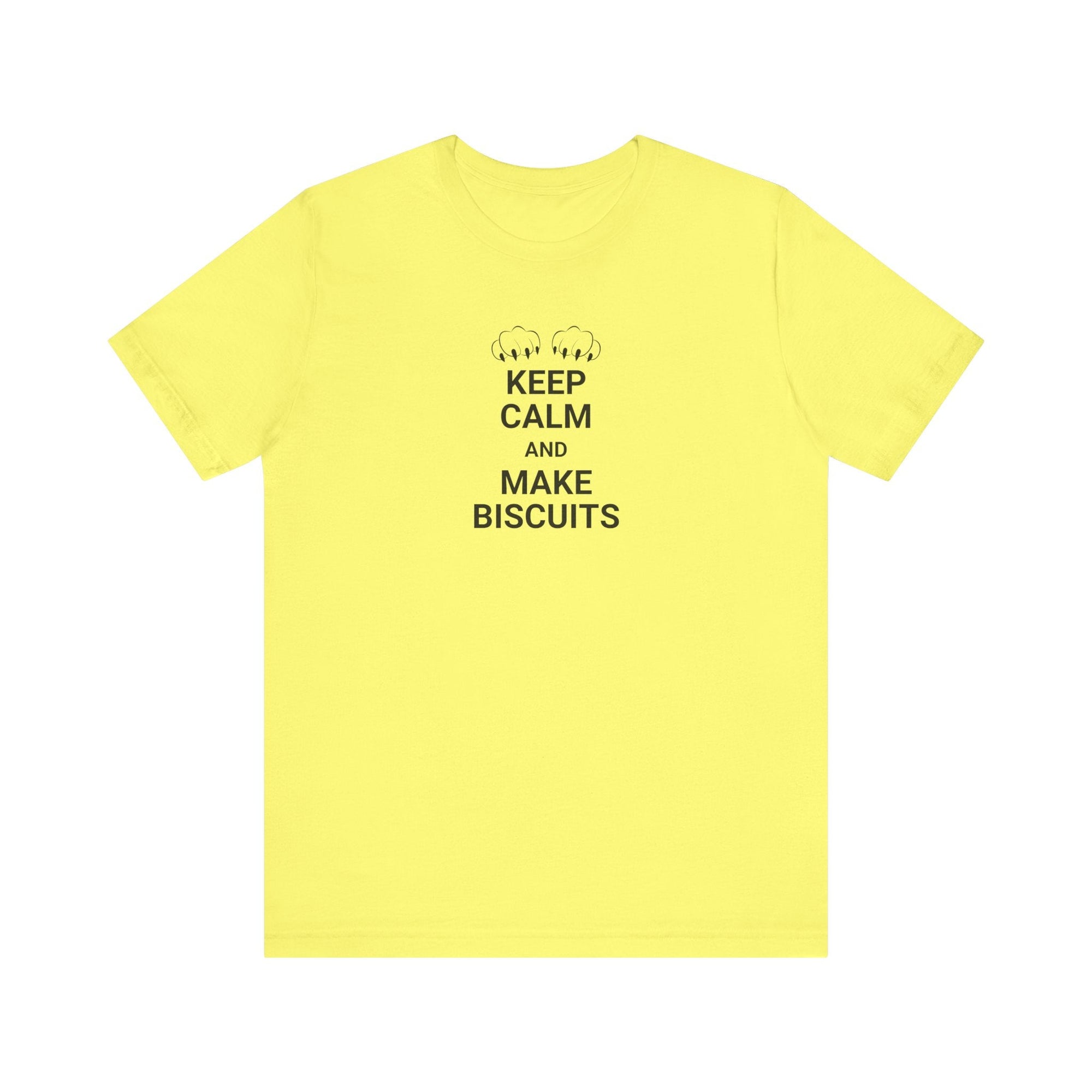 Keep Calm Make Biscuits Unisex Jersey Short Sleeve Tee - T-Shirt - EpiAl's Shop