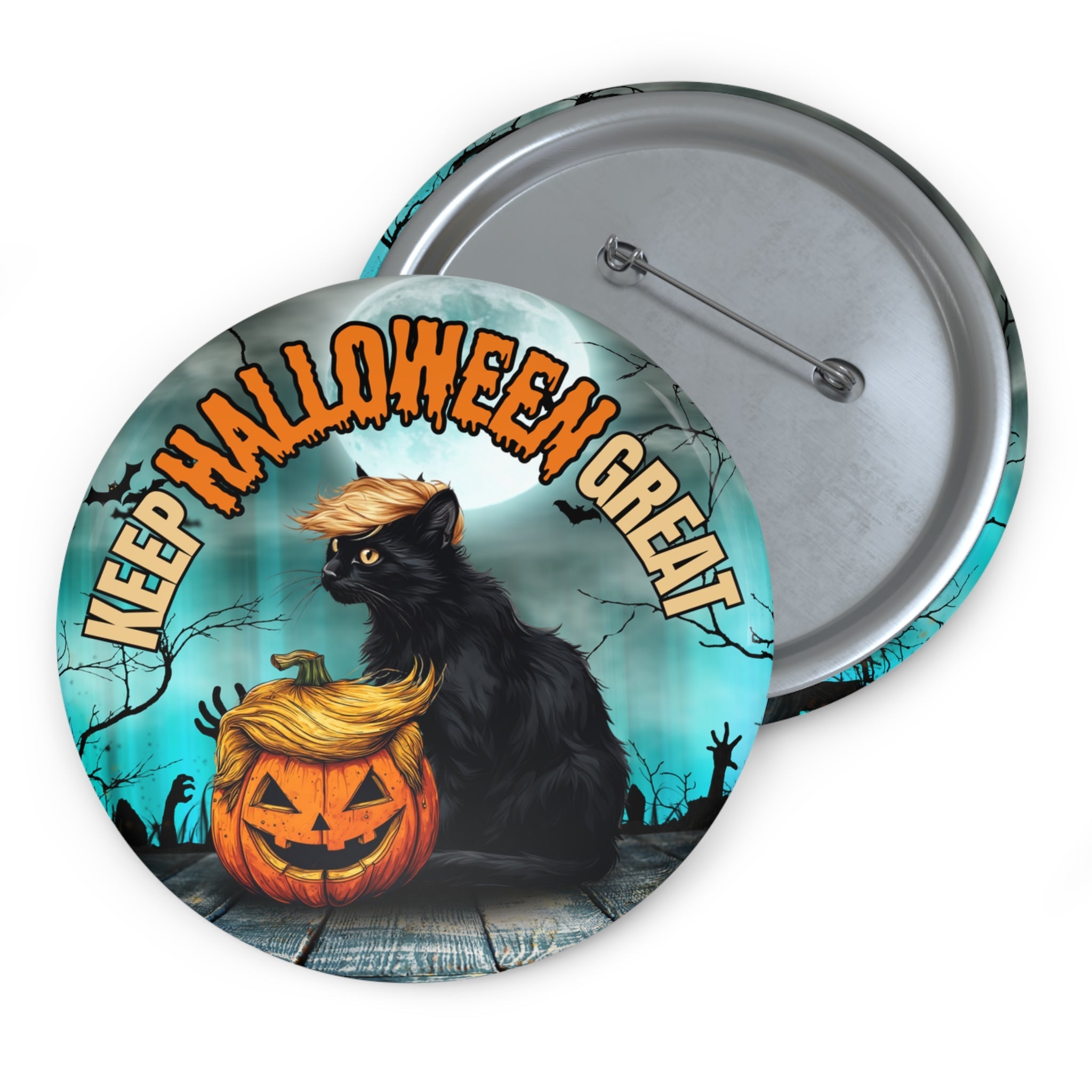 Keep Halloween Great Pin Buttons - Collectibles, Pinback Buttons - EpiAl's Shop