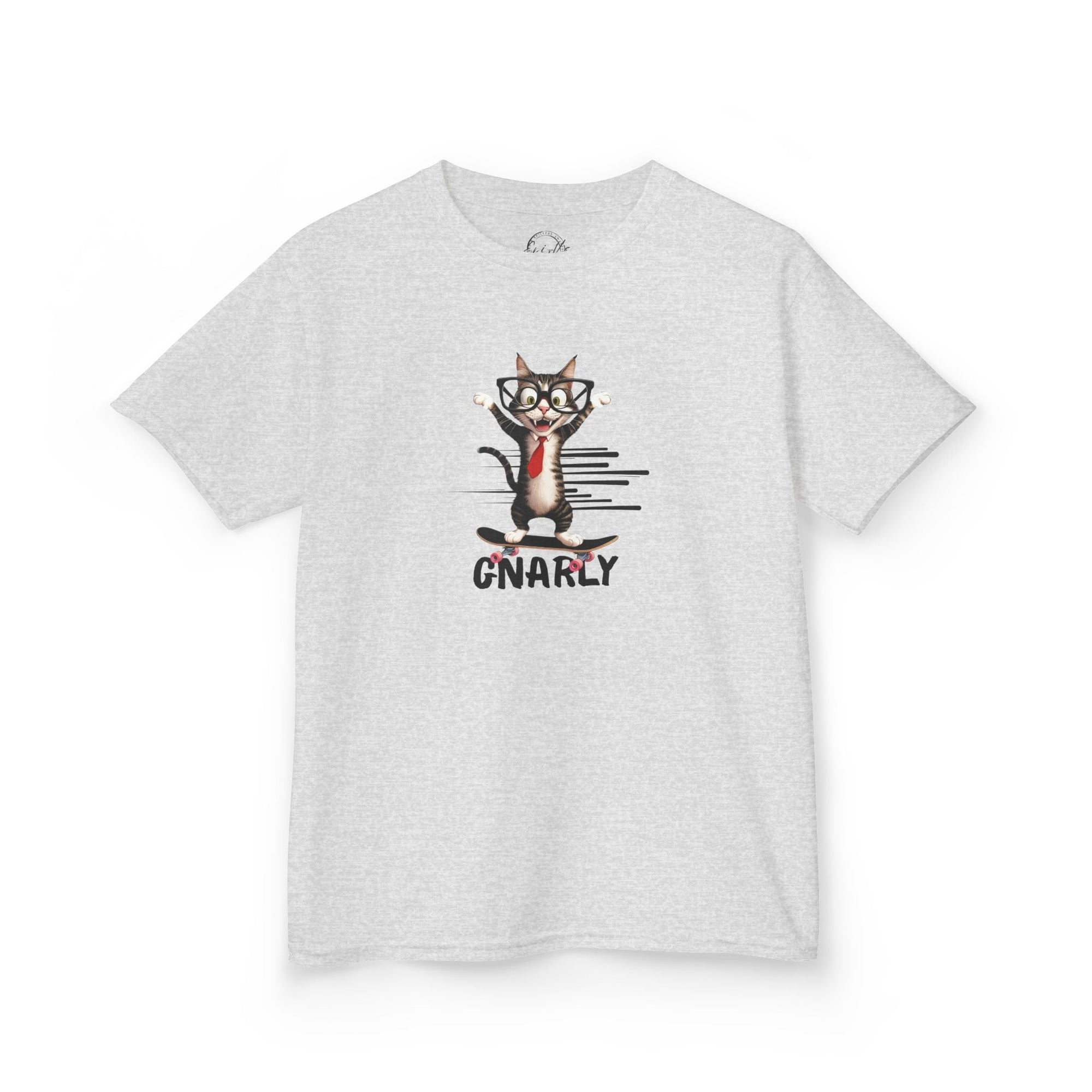 Kids Gnarly Cat Tee - Fun and Playful Cotton T-Shirt for Children - Clothing, Kids & Infants - EpiAl's Shop