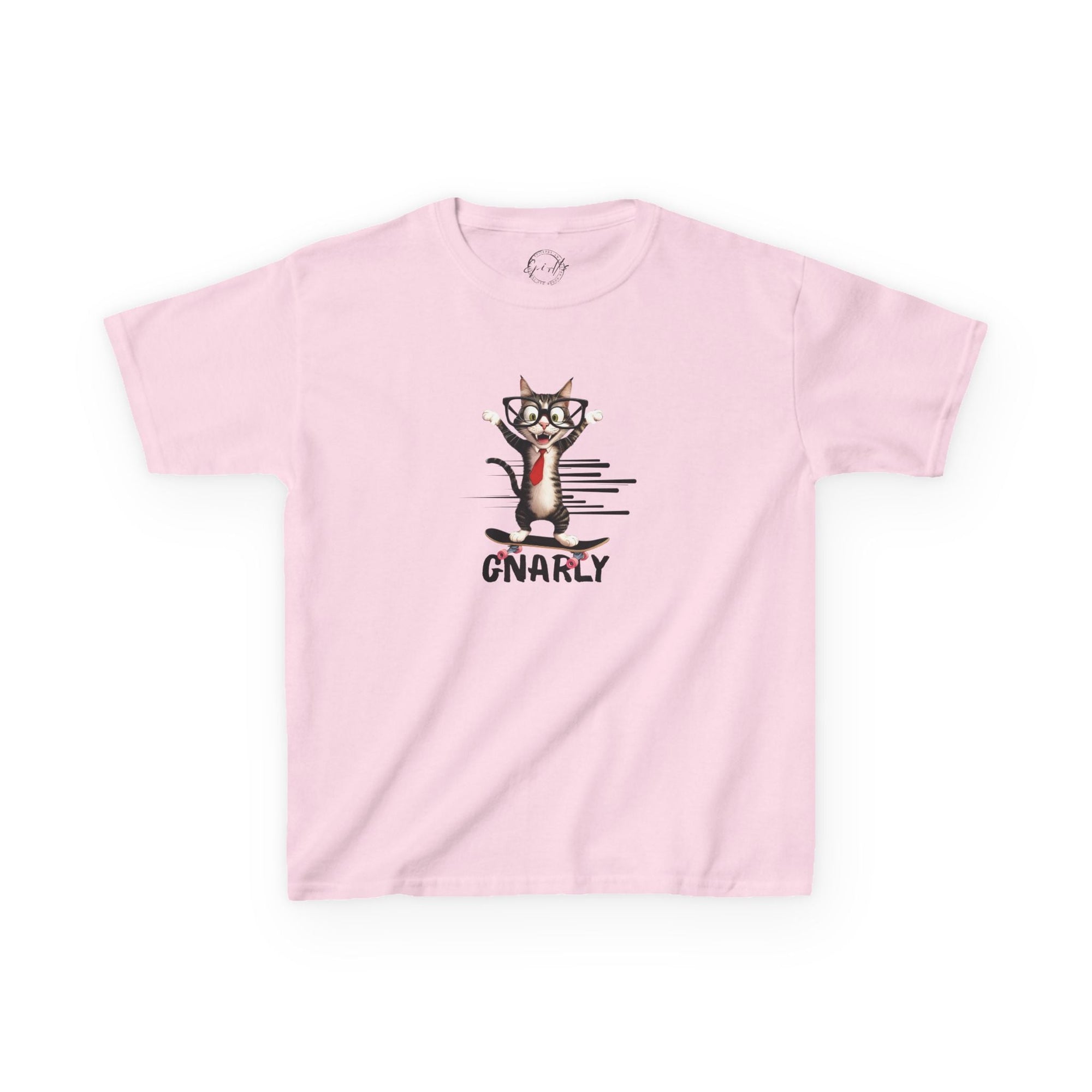 Kids Gnarly Cat Tee - Fun and Playful Cotton T-Shirt for Children - Clothing, Kids & Infants - EpiAl's Shop