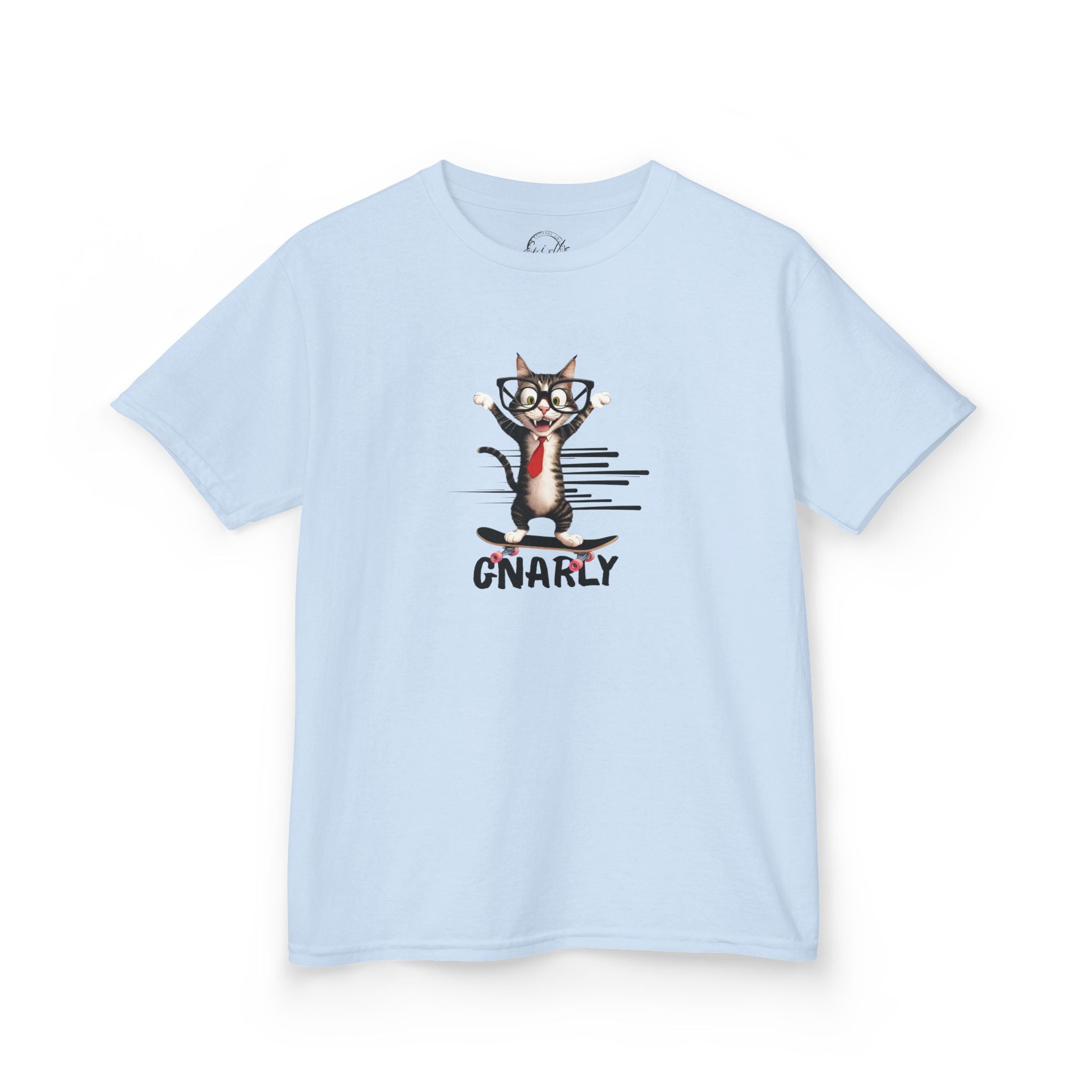 Kids Gnarly Cat Tee - Fun and Playful Cotton T-Shirt for Children - Clothing, Kids & Infants - EpiAl's Shop