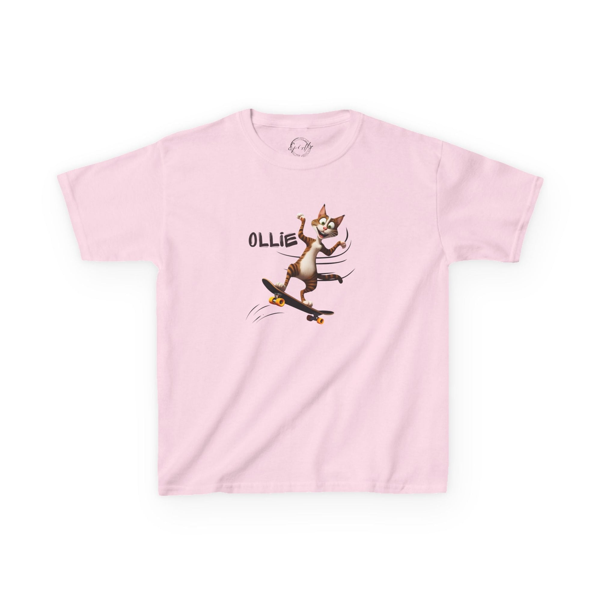 Kids Ollie Cat Tee - Fun and Playful Cotton T-Shirt for Children - Clothing, Kids & Infants - EpiAl's Shop
