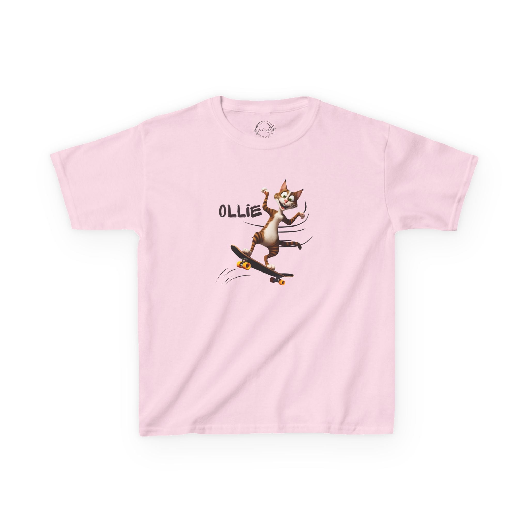 Kids Ollie Cat Tee - Fun and Playful Cotton T-Shirt for Children - Clothing, Kids & Infants - EpiAl's Shop
