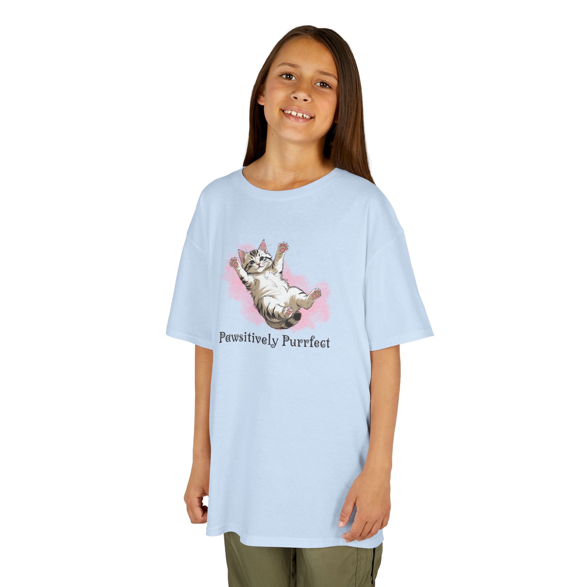 Kids Purrfect Cat Graphic Tee - Clothing, Kids & Infants - EpiAl's Shop