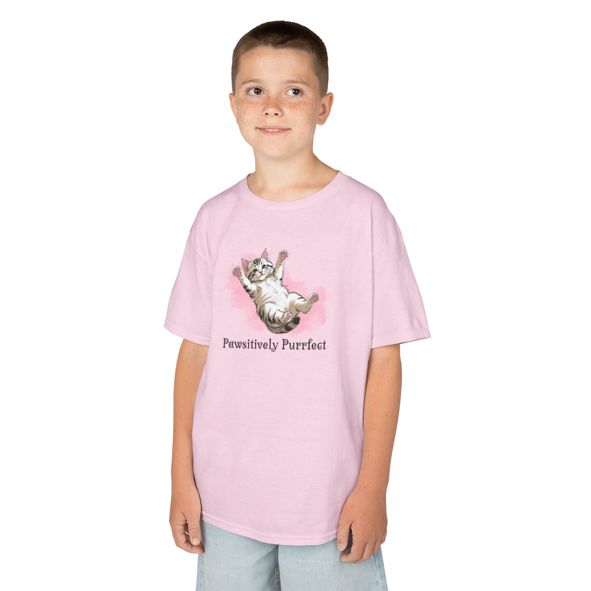 Kids Purrfect Cat Graphic Tee - Clothing, Kids & Infants - EpiAl's Shop