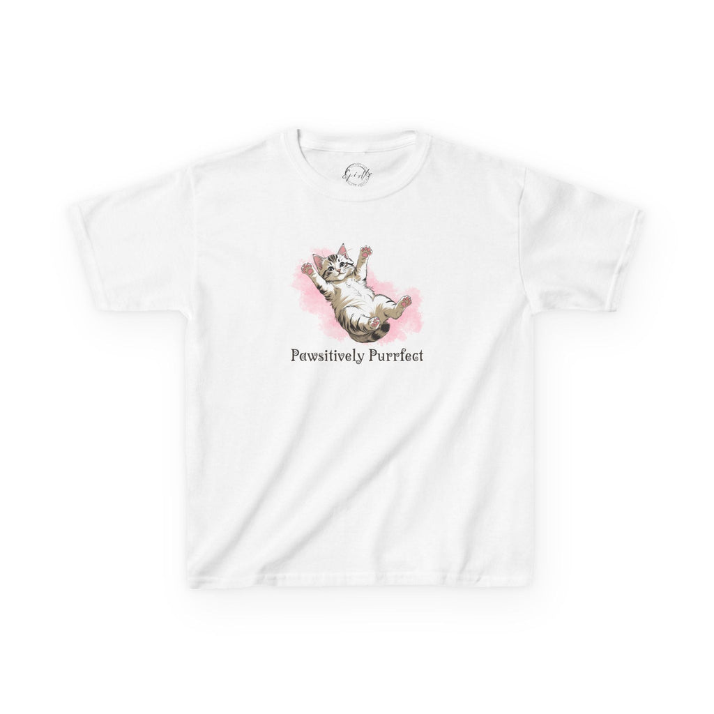 Kids Purrfect Cat Graphic Tee - Clothing, Kids & Infants - EpiAl's Shop