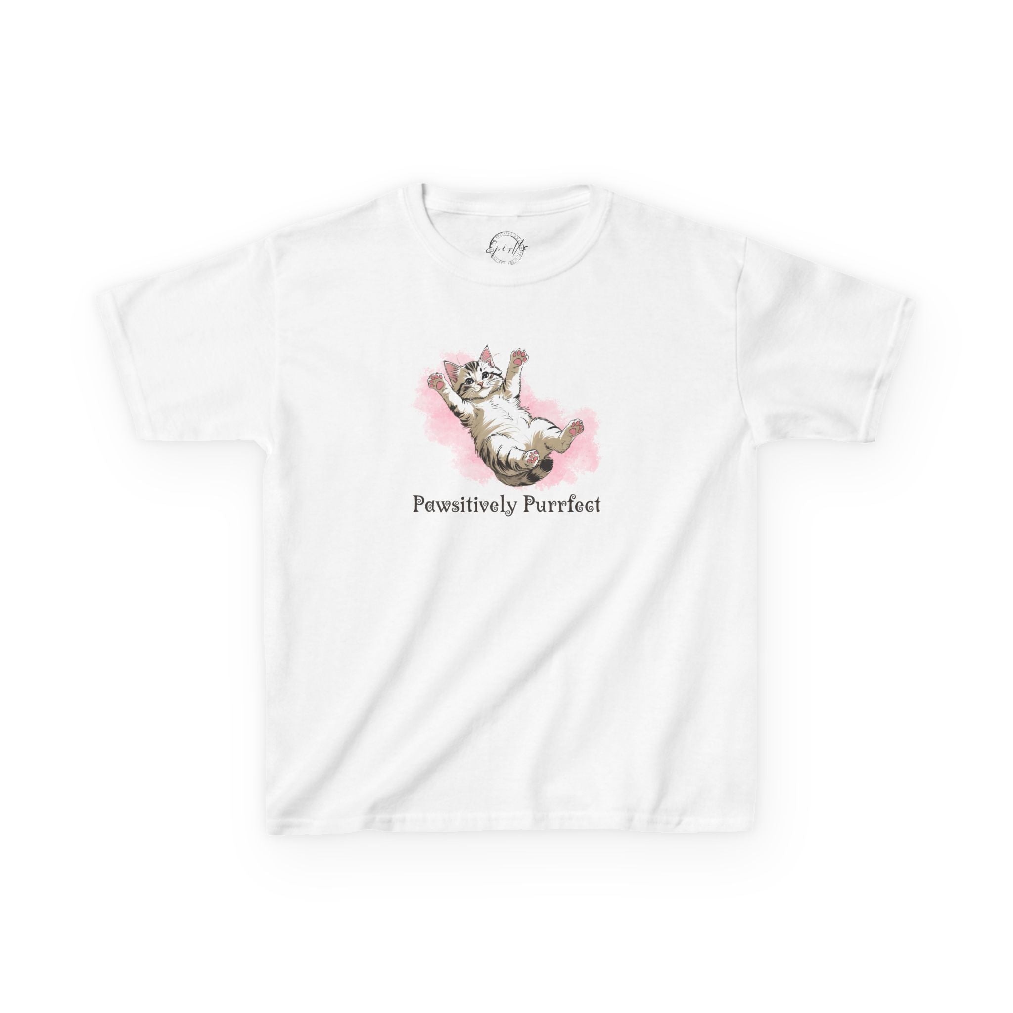 Kids Purrfect Cat Graphic Tee - Clothing, Kids & Infants - EpiAl's Shop