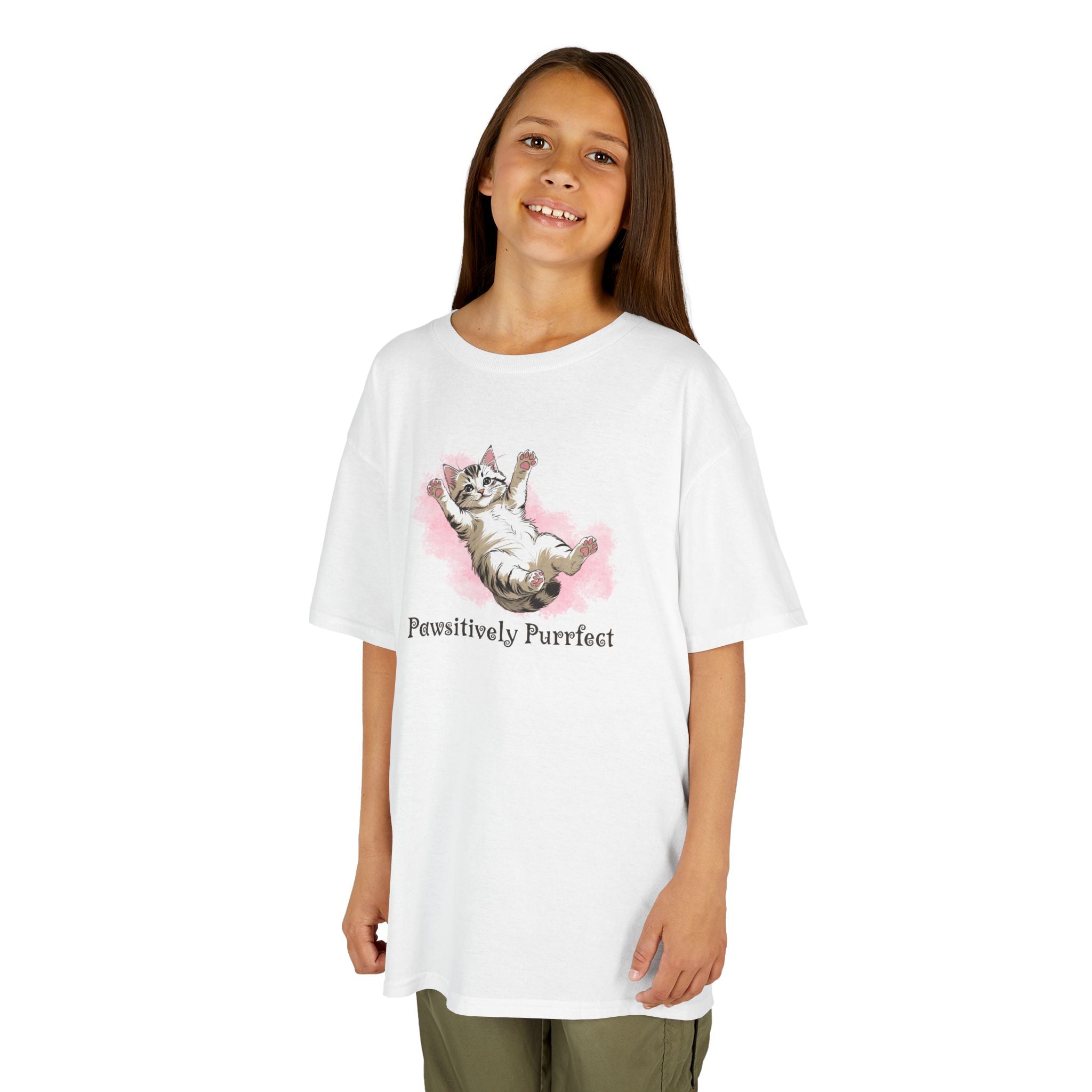 Kids Purrfect Cat Graphic Tee - Clothing, Kids & Infants - EpiAl's Shop
