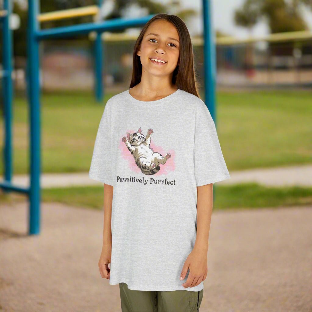 Kids Purrfect Cat Graphic Tee - Clothing, Kids & Infants - EpiAl's Shop