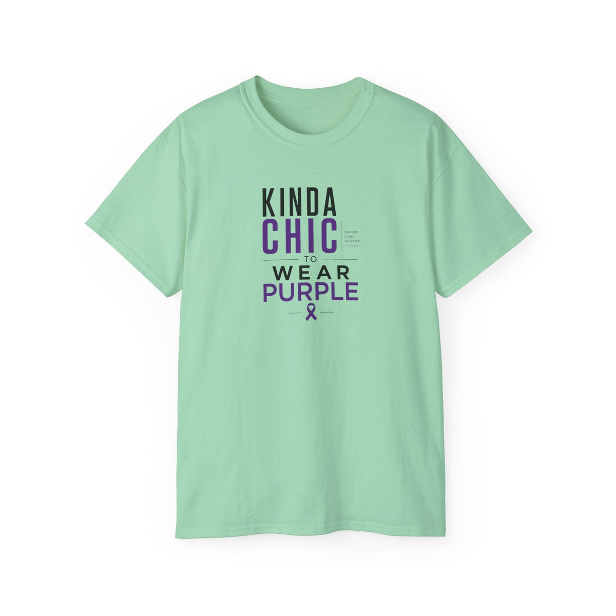 Kinda Chic to Wear Purple Epilepsy Awareness T-Shirt - Clothing, Unisex, T-Shirts - EpiAl's Shop