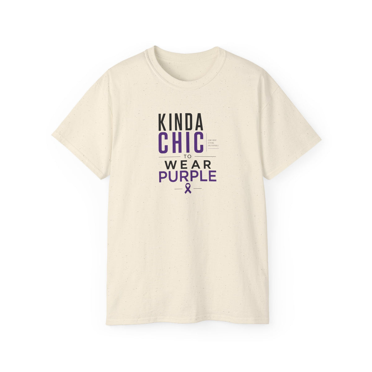 Kinda Chic to Wear Purple Epilepsy Awareness T-Shirt - Clothing, Unisex, T-Shirts - EpiAl's Shop
