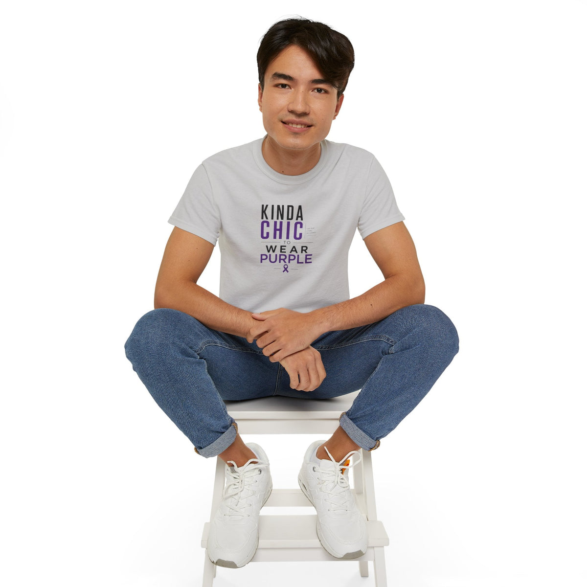 Kinda Chic to Wear Purple Epilepsy Awareness T-Shirt - Clothing, Unisex, T-Shirts - EpiAl's Shop