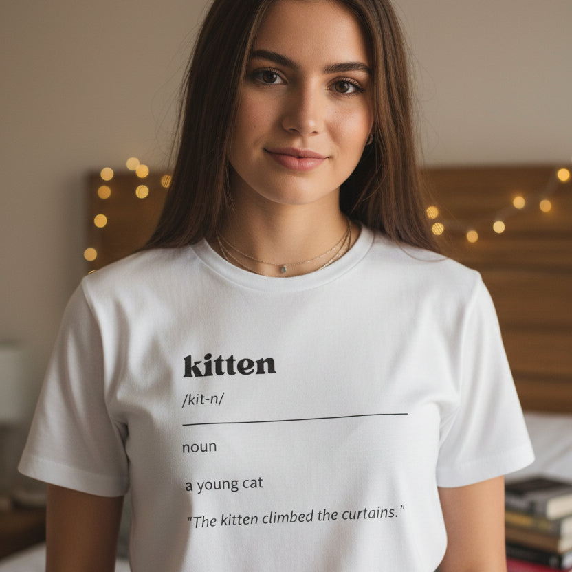 Kitten Definition Women's Softstyle Tee - T - Shirt - Epileptic Al’s Shop