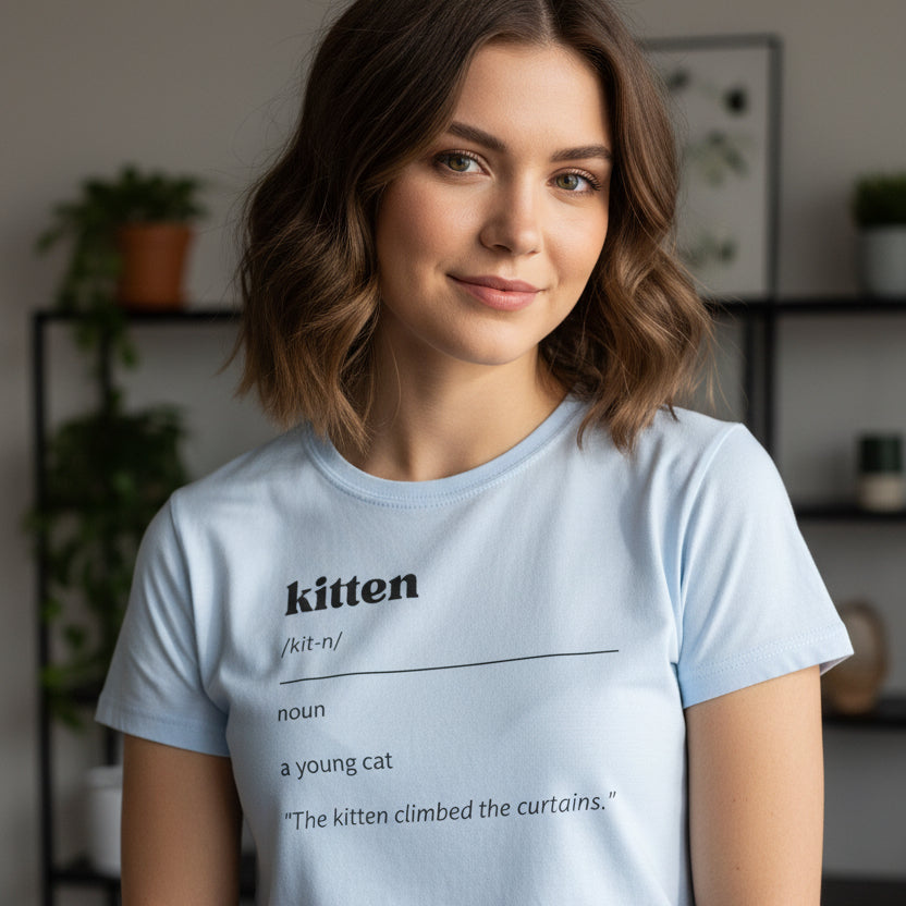 Kitten Definition Women's Softstyle Tee - T - Shirt - Epileptic Al’s Shop
