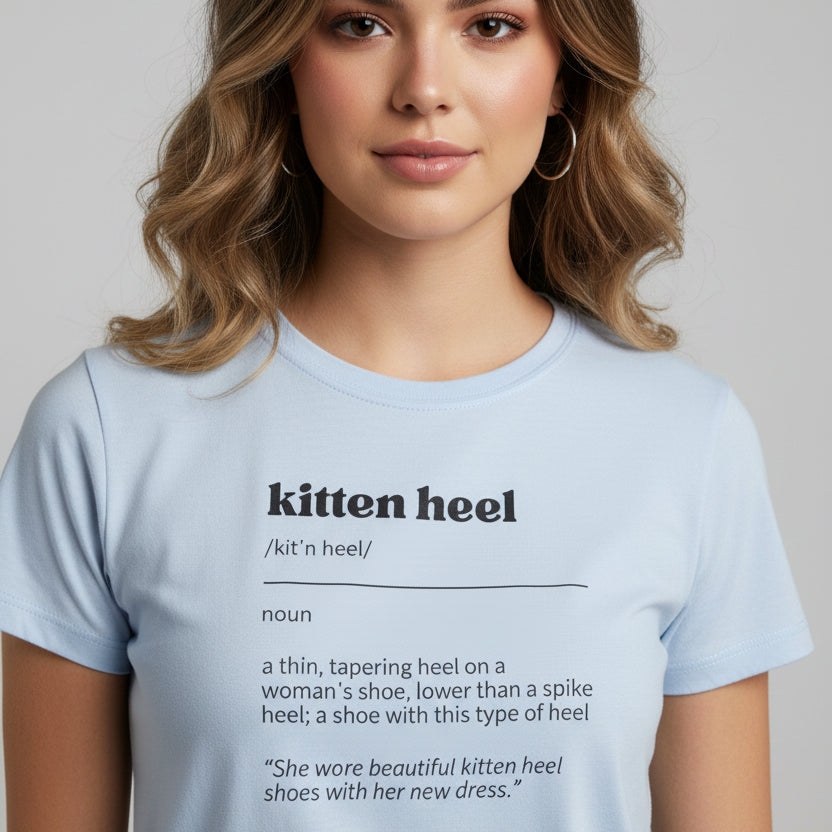 Kitten Heel Definition Women's Softstyle Tee - T - Shirt - Epileptic Al’s Shop