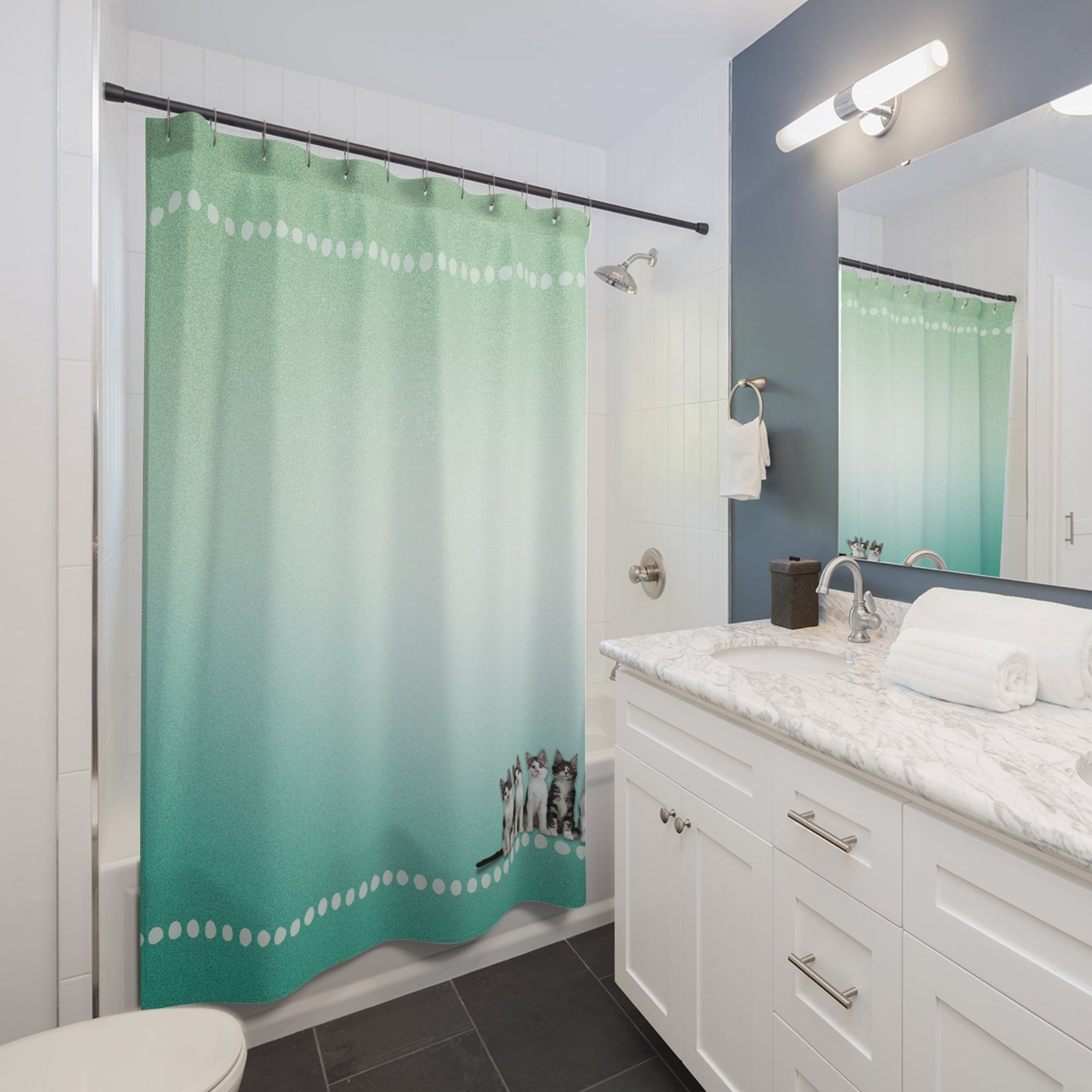 Kitten Lover Shower Curtains - Decor, Bathroom, Shower Curtains - EpiAl's Shop