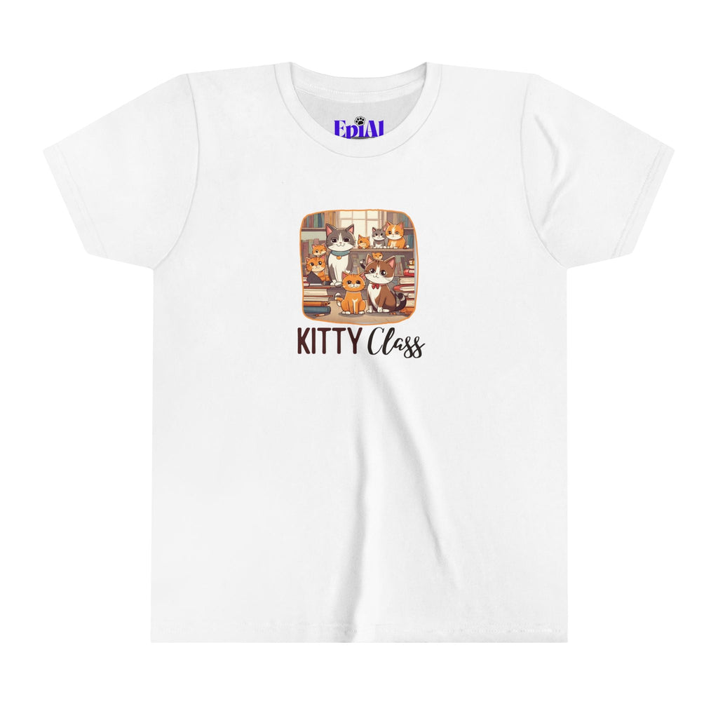 Kitty Class Youth Short Sleeve Tee - Kids clothes - Epileptic Al’s Shop