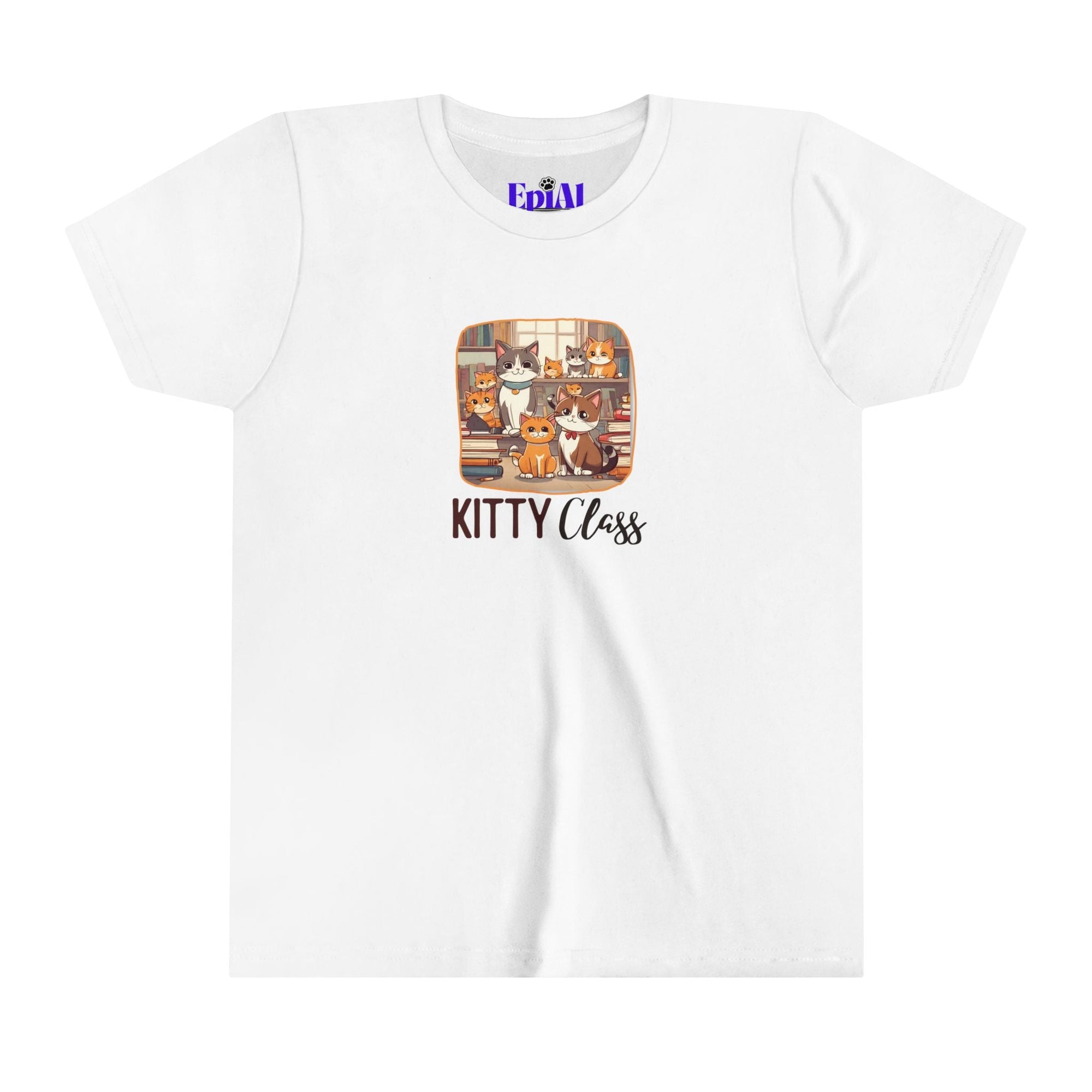 Kitty Class Youth Short Sleeve Tee - Kids clothes - Epileptic Al’s Shop