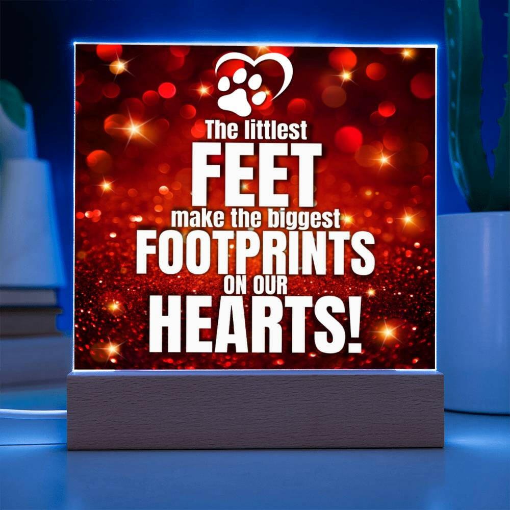 Kitty Feet On Heart Plaque - Jewelry - Epileptic Al’s Shop