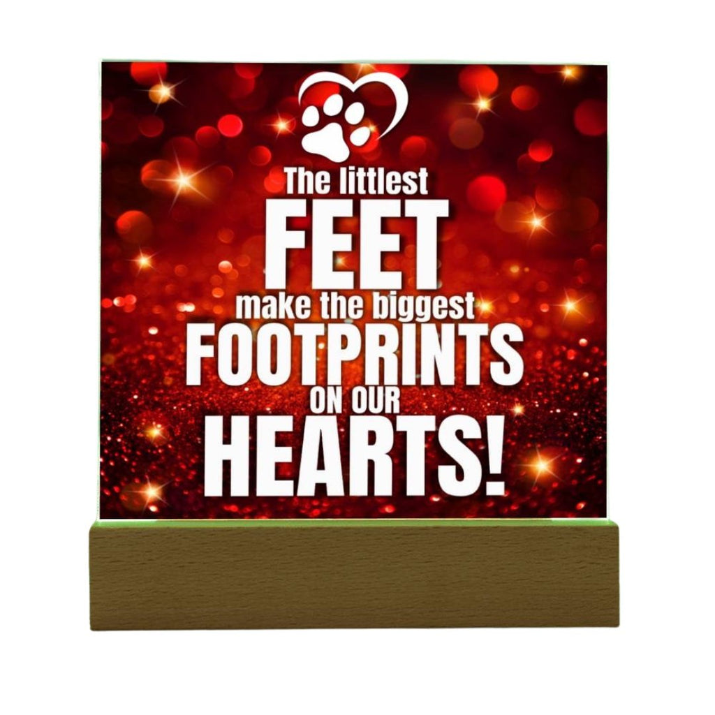 Kitty Feet On Heart Plaque - Jewelry - Epileptic Al’s Shop